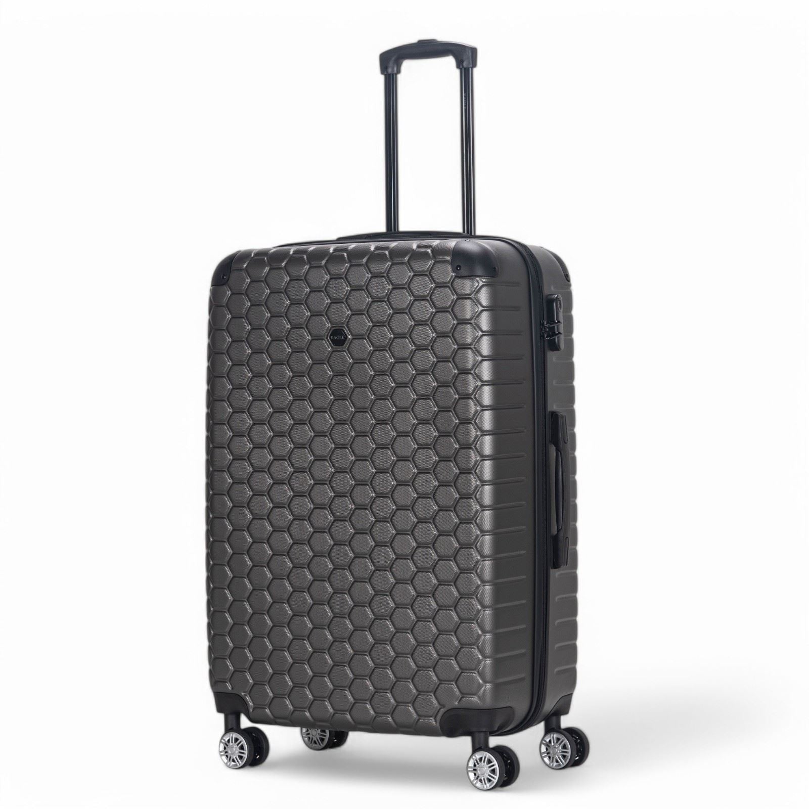 Noda Large Hard Shell Suitcase in Charcoal