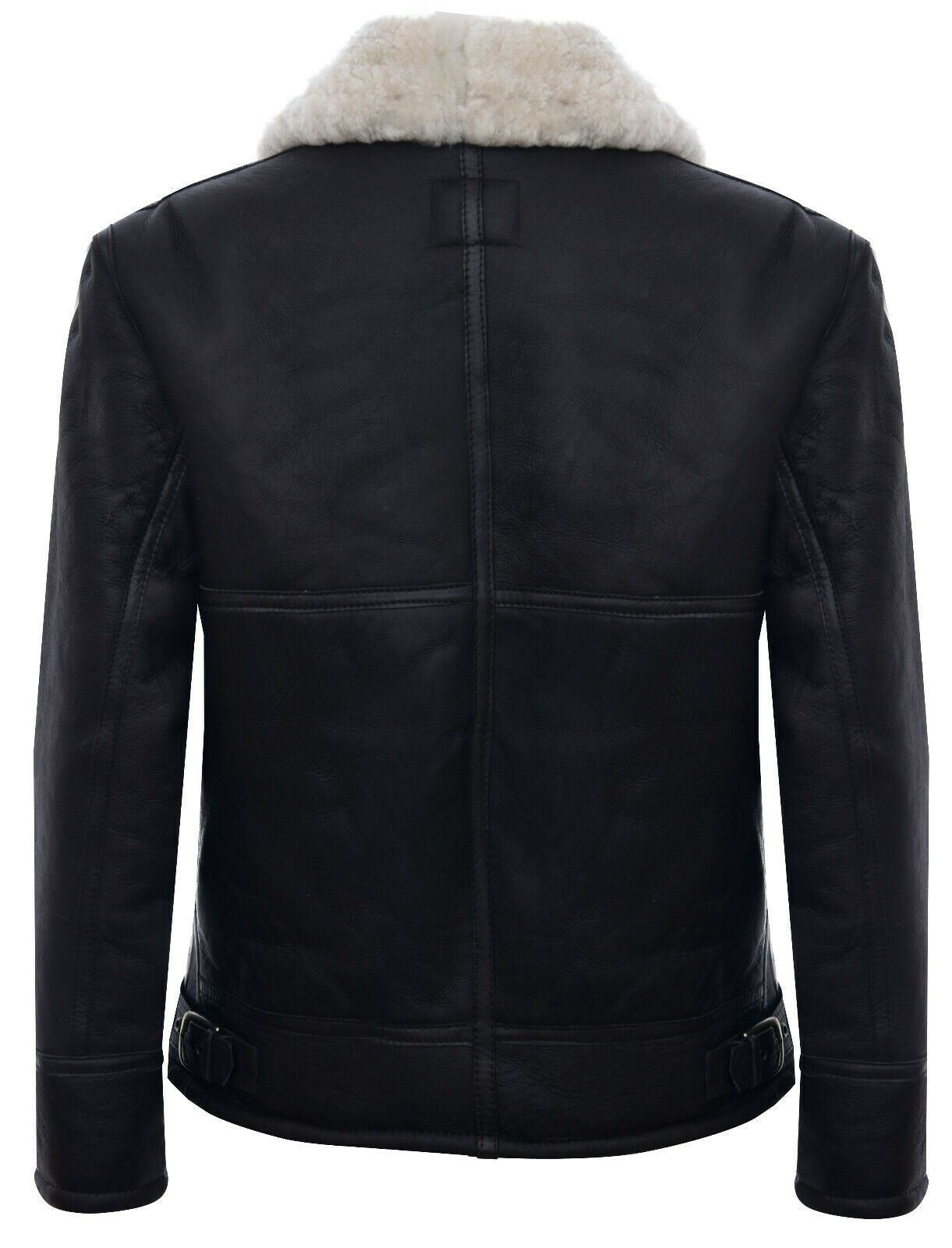 Mens B3 WW2 Leather Sheepskin Jacket-Hartland