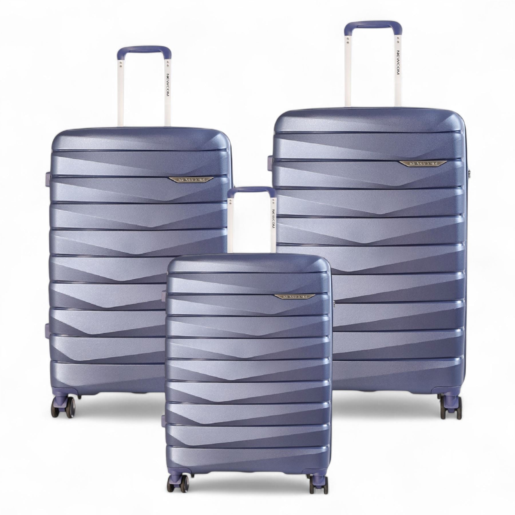 Forster Set of 3 Hard Shell TSA Suitcase in Blue