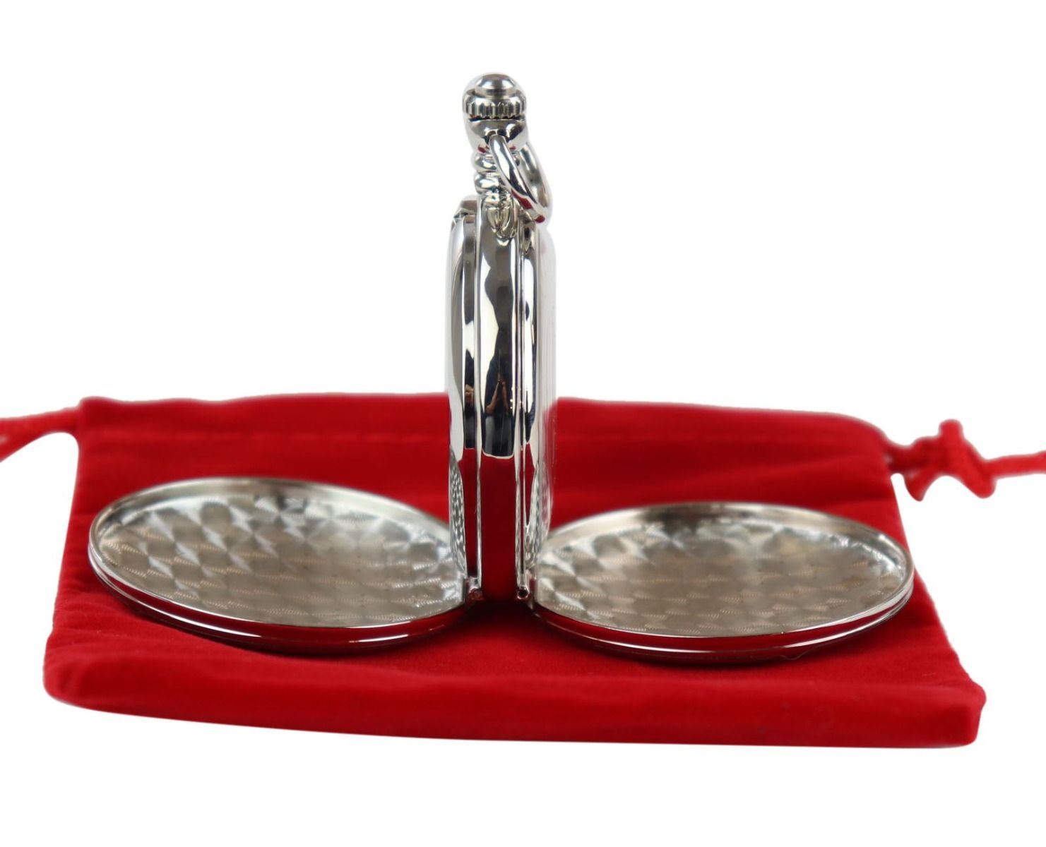 Classic Mechanical Pocket Watch Peaky Blinders Vintage Skeleton Automatic