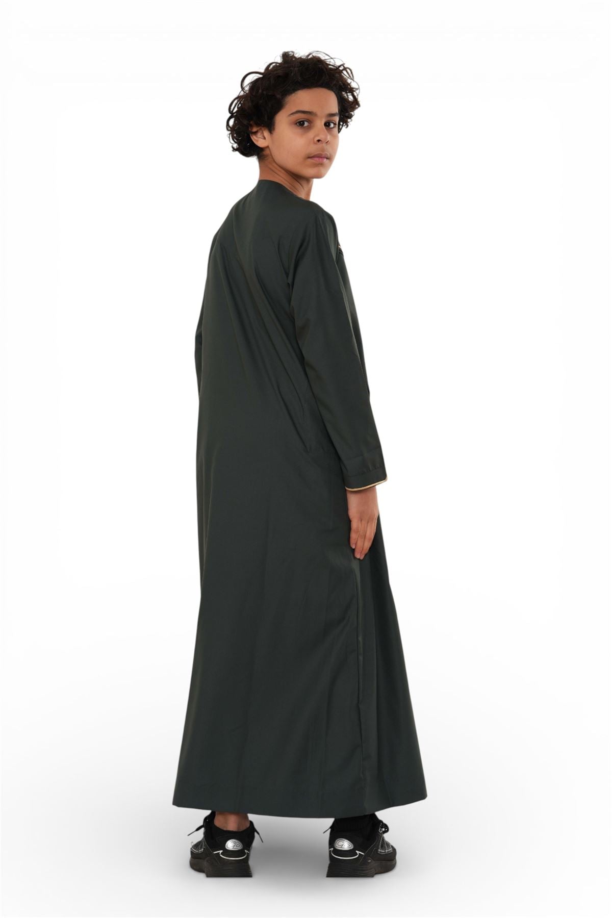 Kids Boys Ramadan Moroccan Jubba Robe Djellaba Eid Thobe - K-TT-006