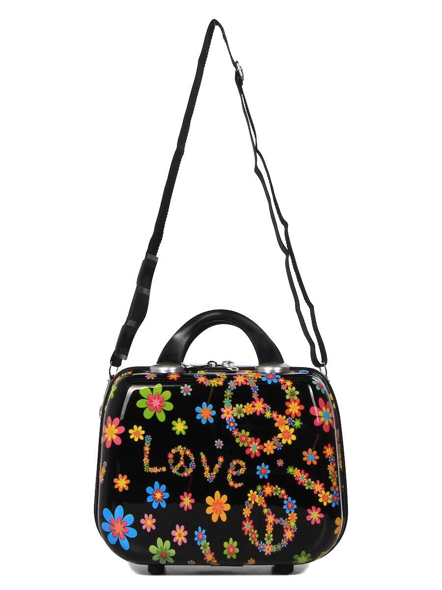 Hard Shell Printed Dual 4 Wheel Luggage Suitcase