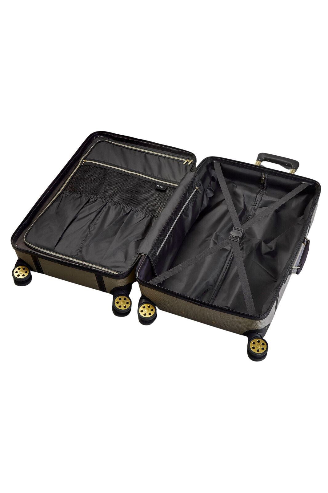Alexandria Large Hard Shell Suitcase in Gold