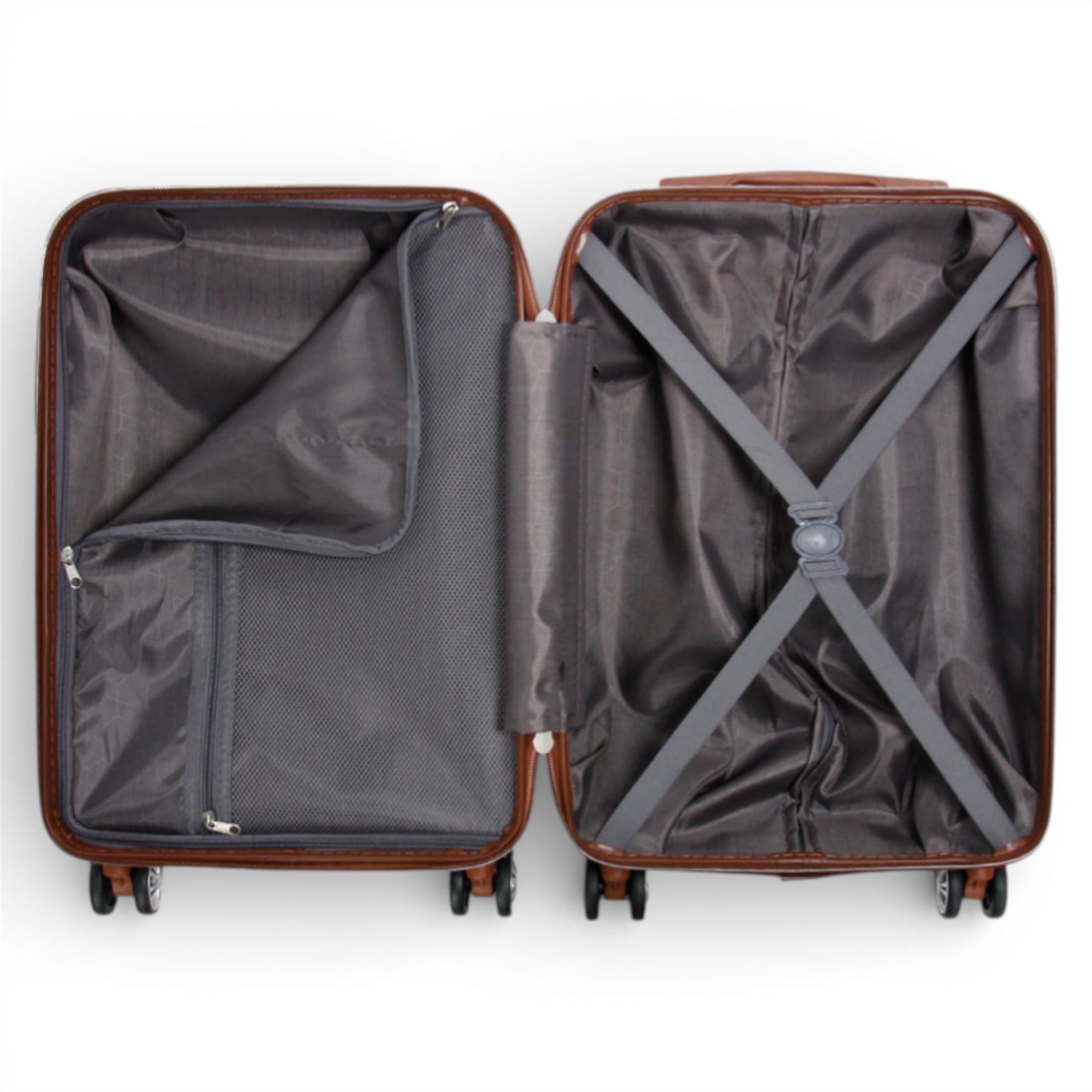 Armidale Set of 3 Hard Shell Suitcase in Golden
