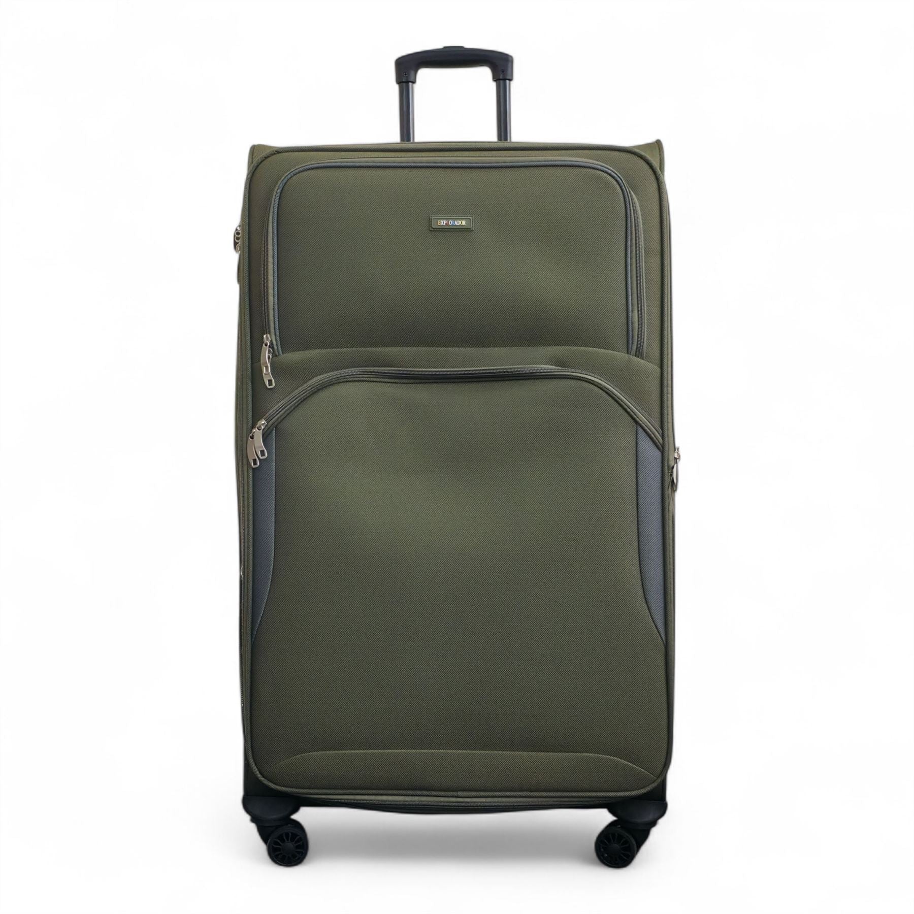 Gosford X-Large Soft Shell Suitcase in Green