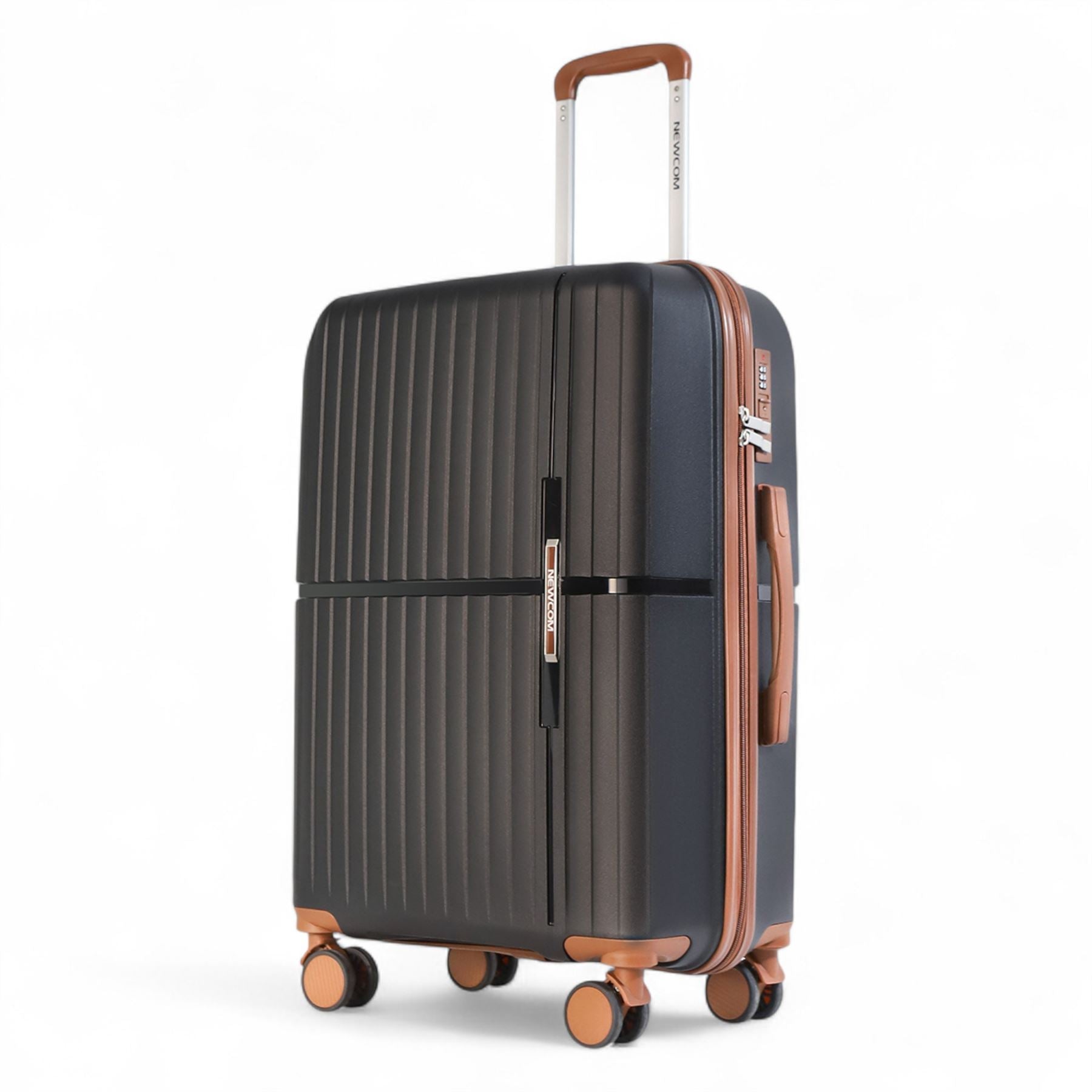Corowa Medium Hard Shell Suitcase in Black