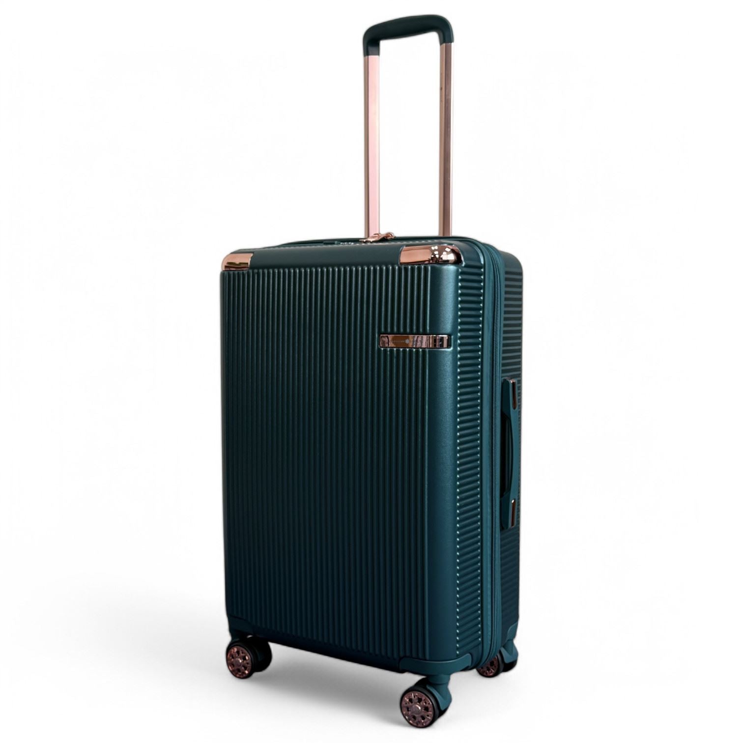 Cowra Medium Hard Shell Suitcase in Dark Green