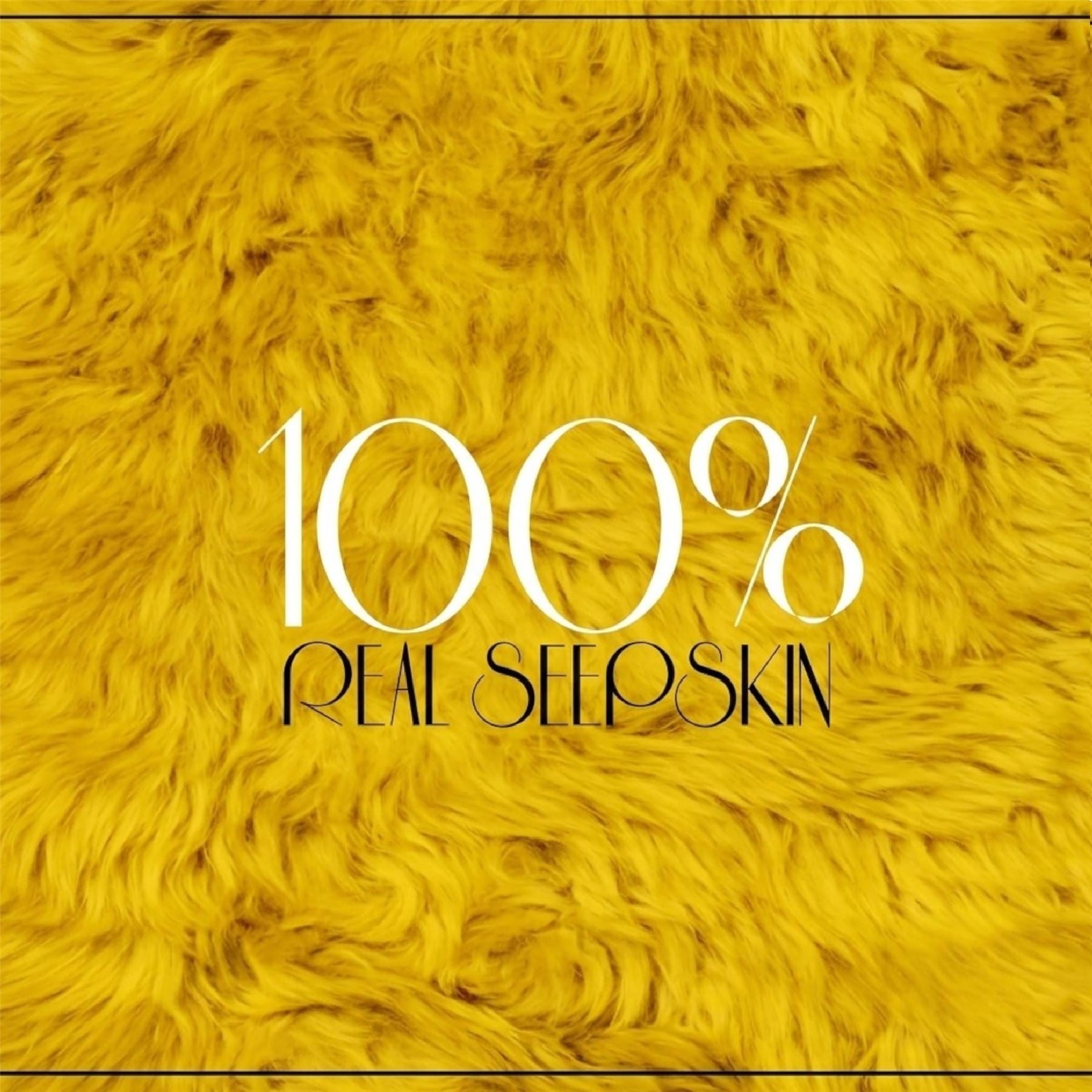 Genuine Sheepskin Natural Silky Soft Fluffy Real Wool Rug
