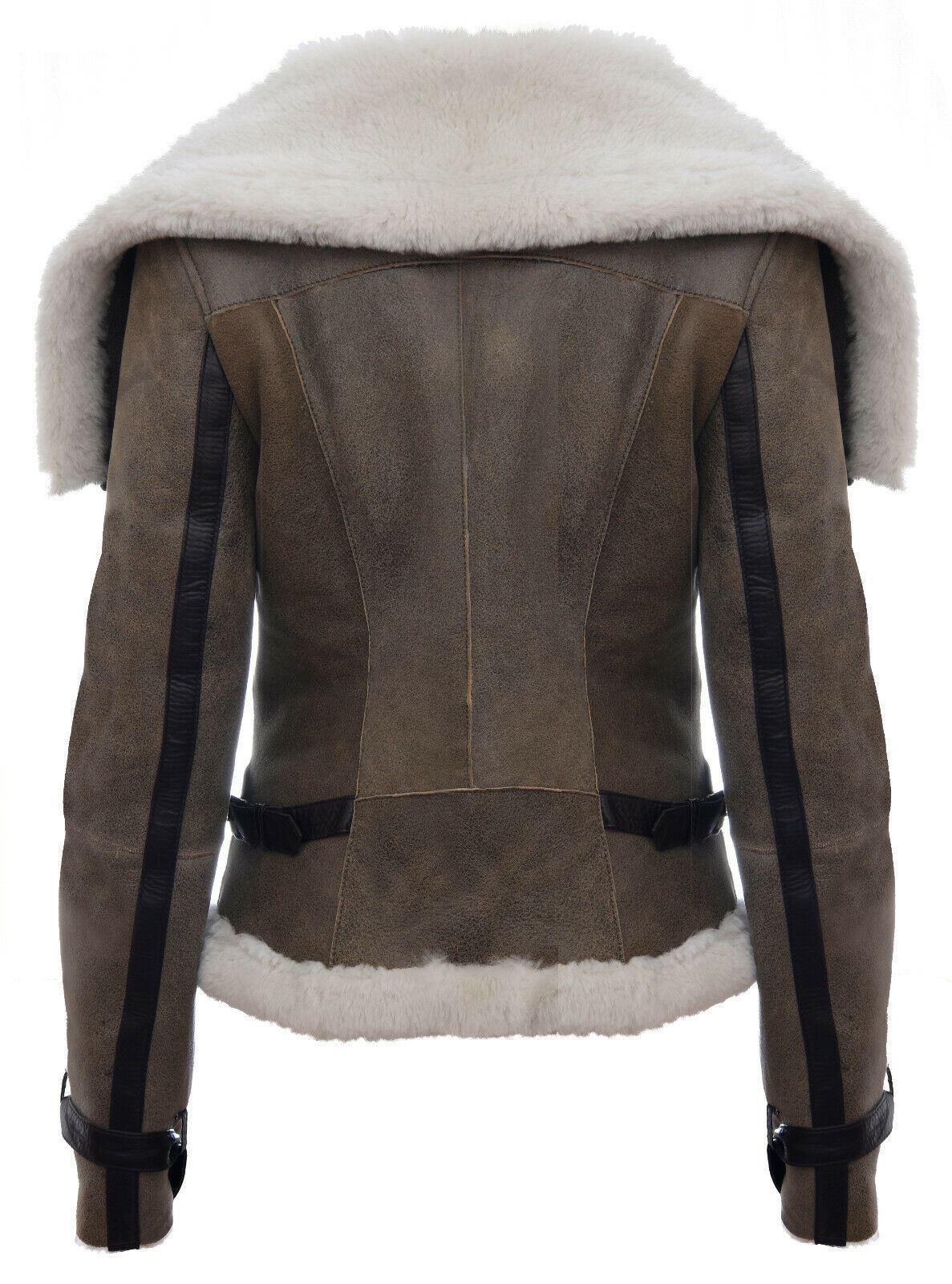 Womens Merino Sheepskin Leather Jacket-Petworth