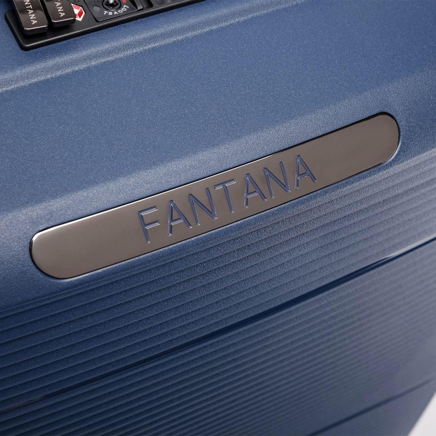 Abiko Large Hard Shell Suitcase in Navy