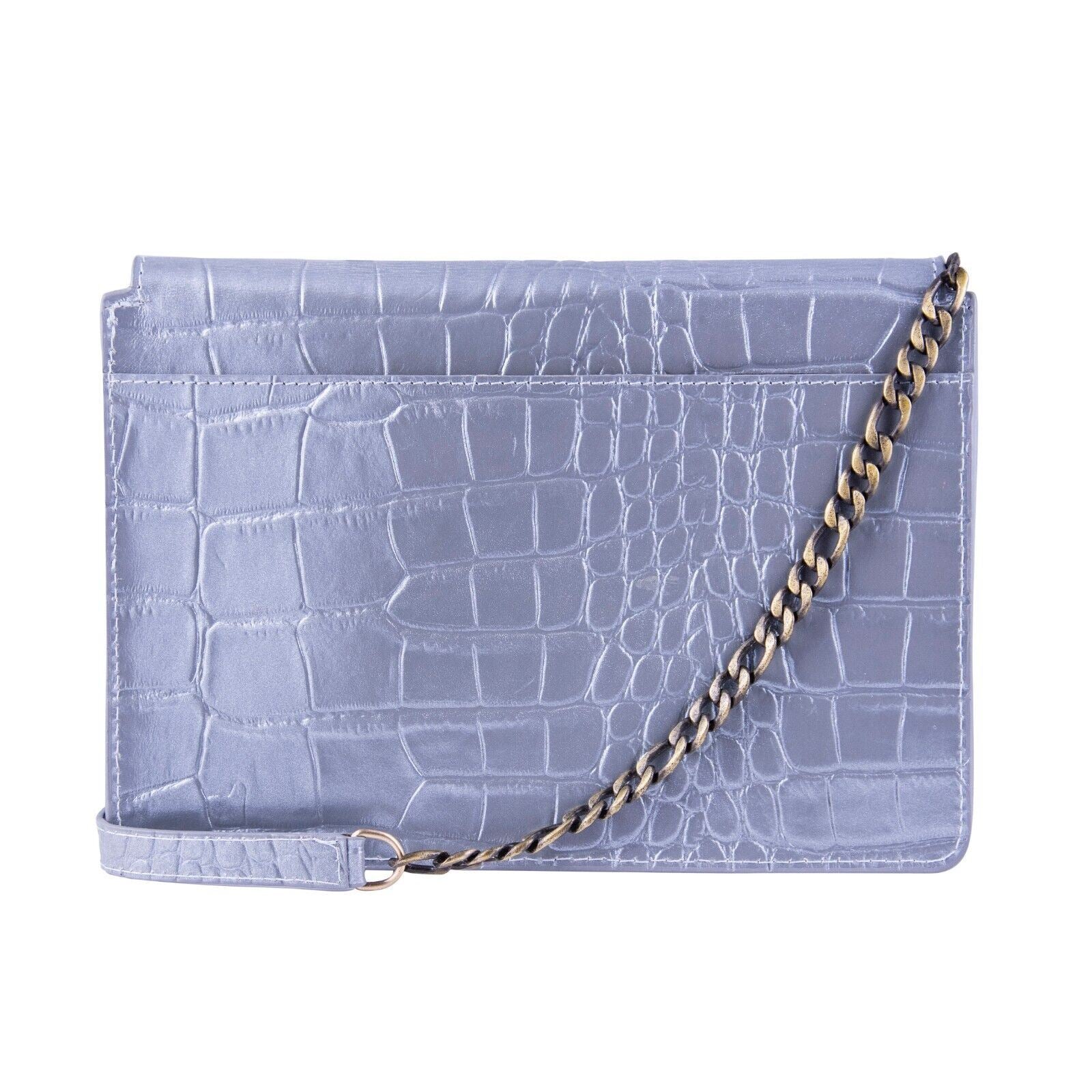 Womens Leather Clutch Cross Body Shoulder Printed Cowhide Bag