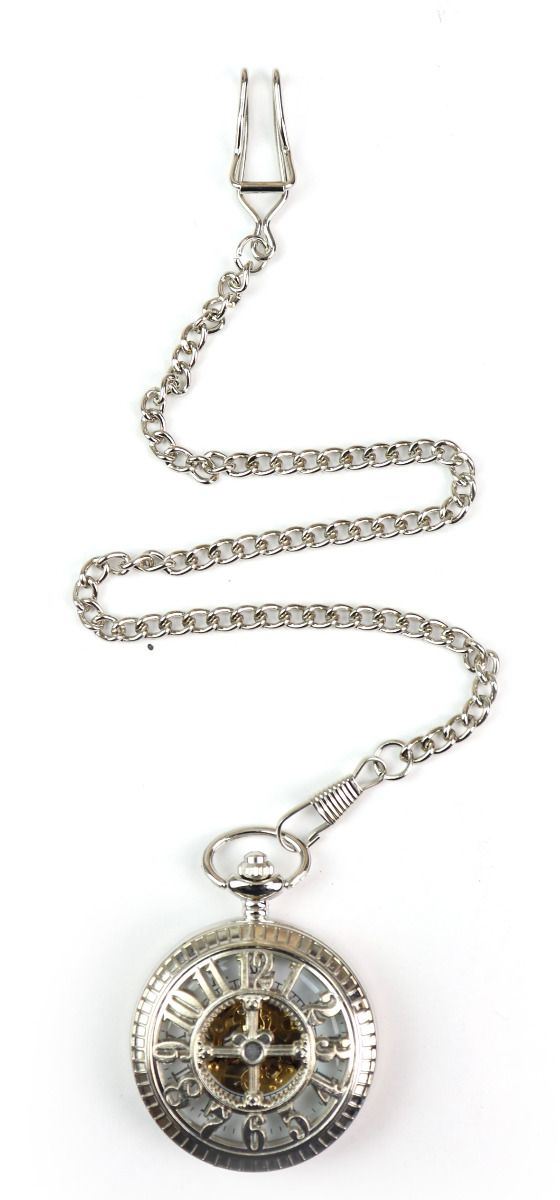 Automatic Pocket Watch Mechanical Peaky Blinders Vintage Double Hunter