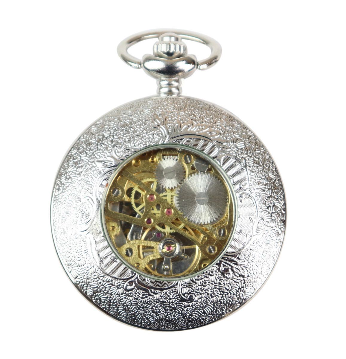 Automatic Pocket Watch Mechanical Peaky Blinders Vintage Double Hunter
