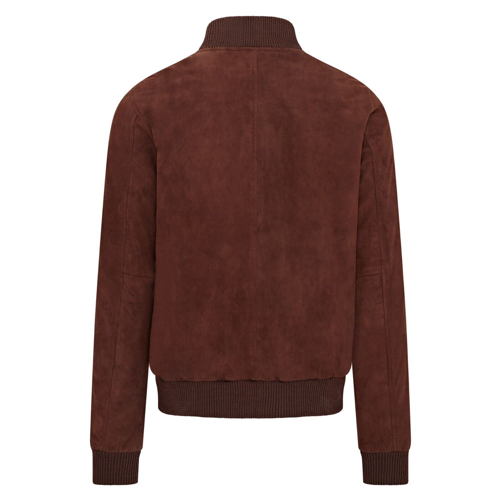 Mens Soft Goat Suede MA-1 Varsity Bomber Jacket - Uxbridge