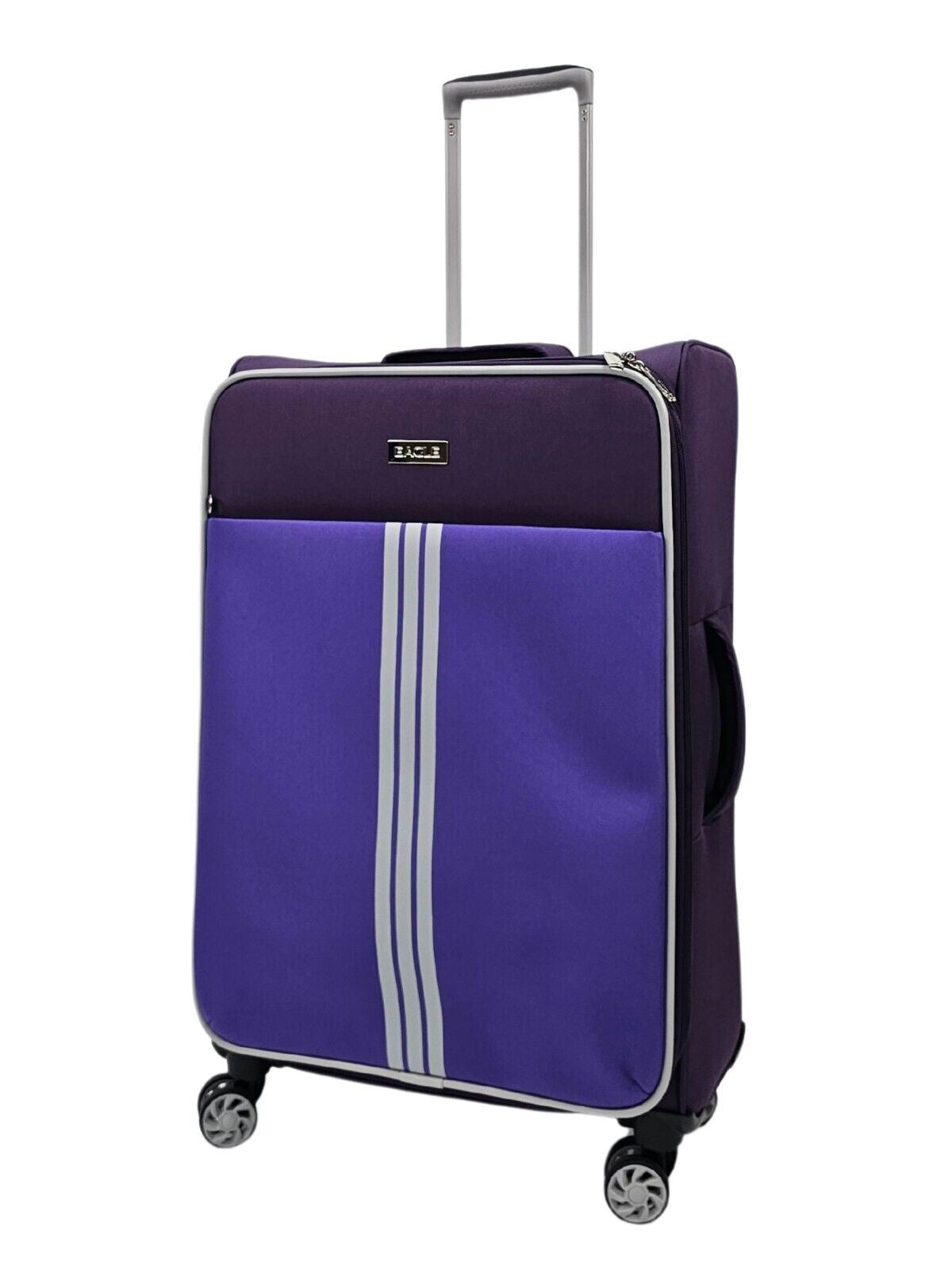 Lightweight Soft Suitcases 4 Wheel Luggage Travel Bag
