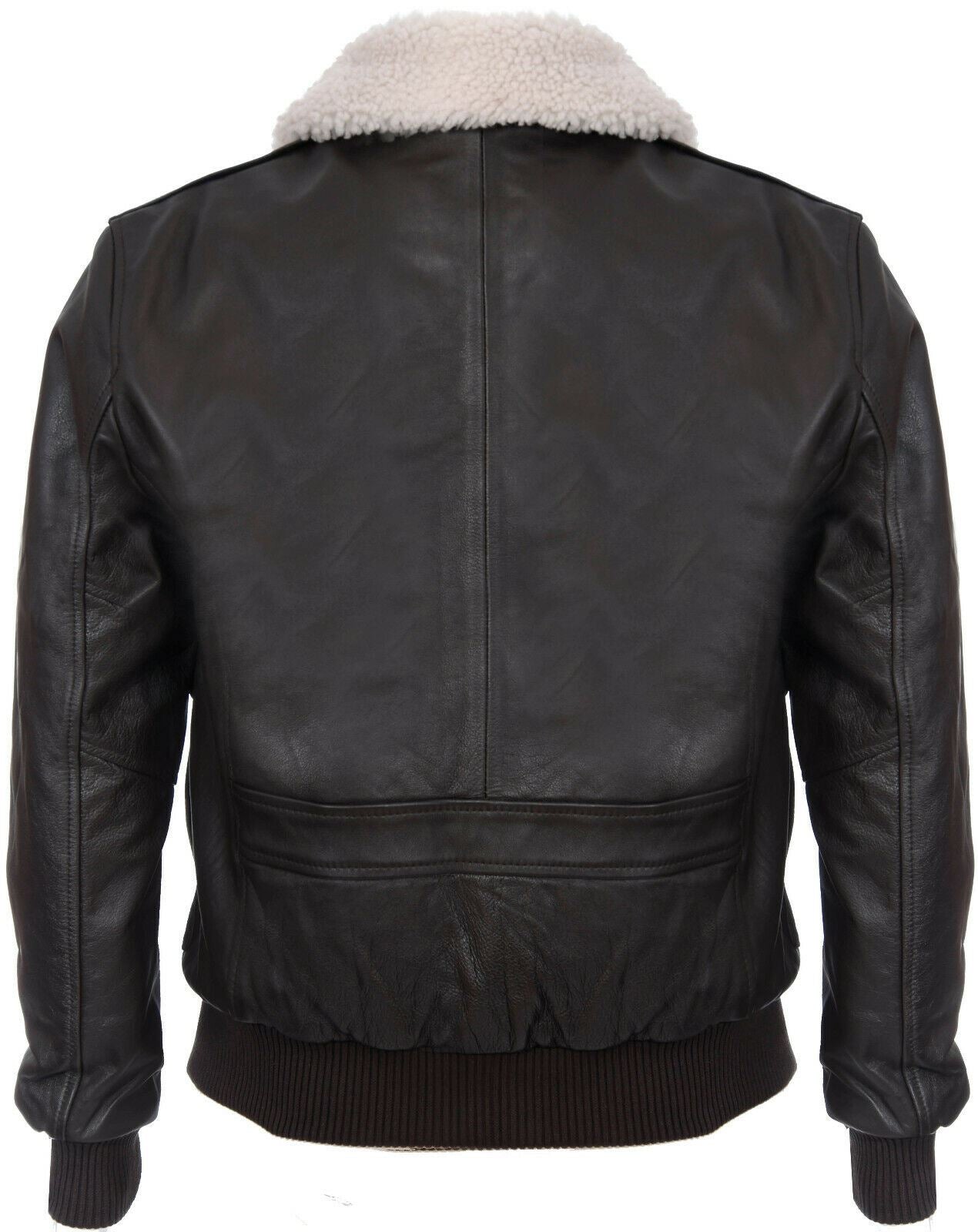 Mens A2 Cowhide Bomber Jacket-Caistor