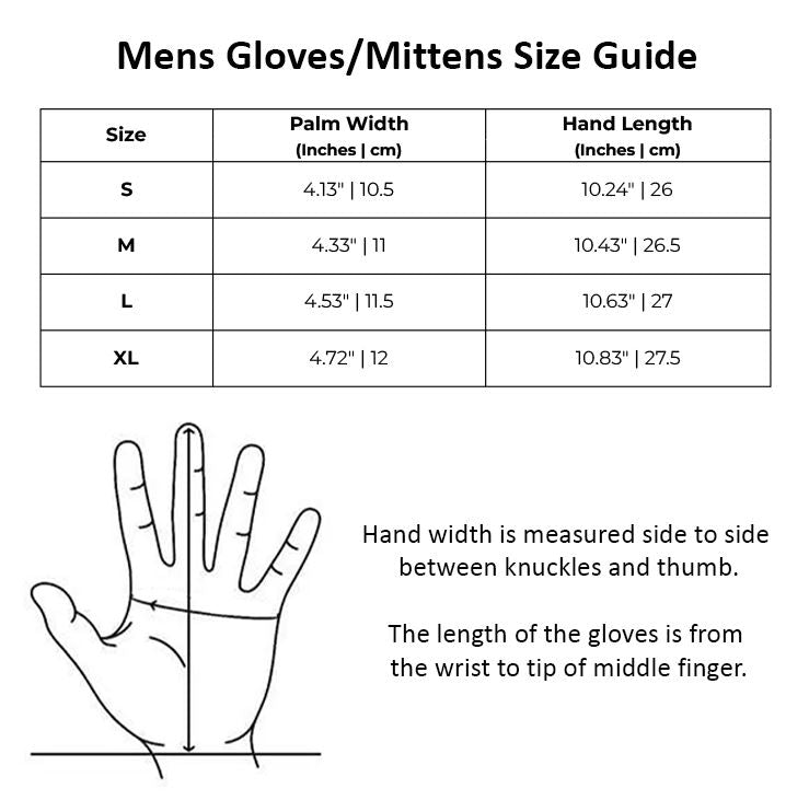 Mens Luxury Sheepskin Leather Gloves With Buckle