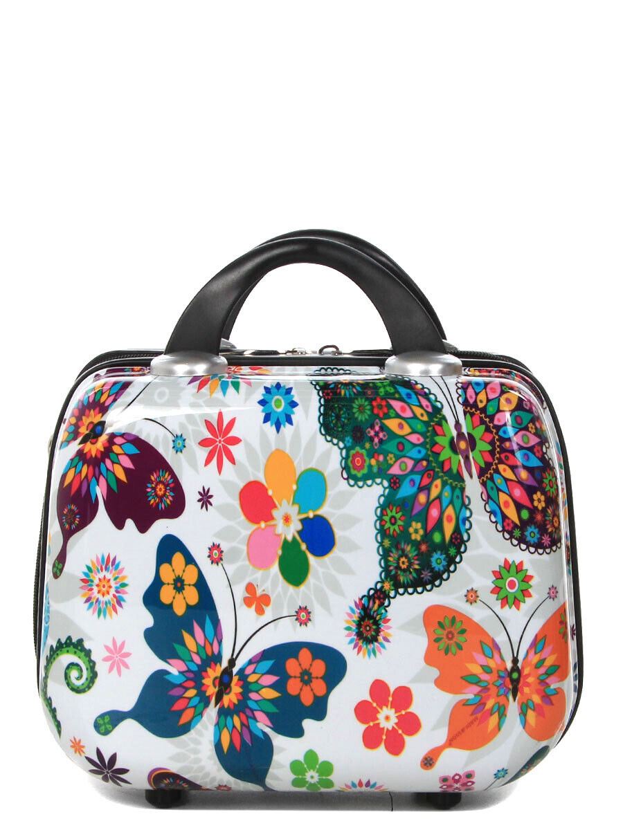 Hard Shell Printed Dual 4 Wheel Luggage Suitcase