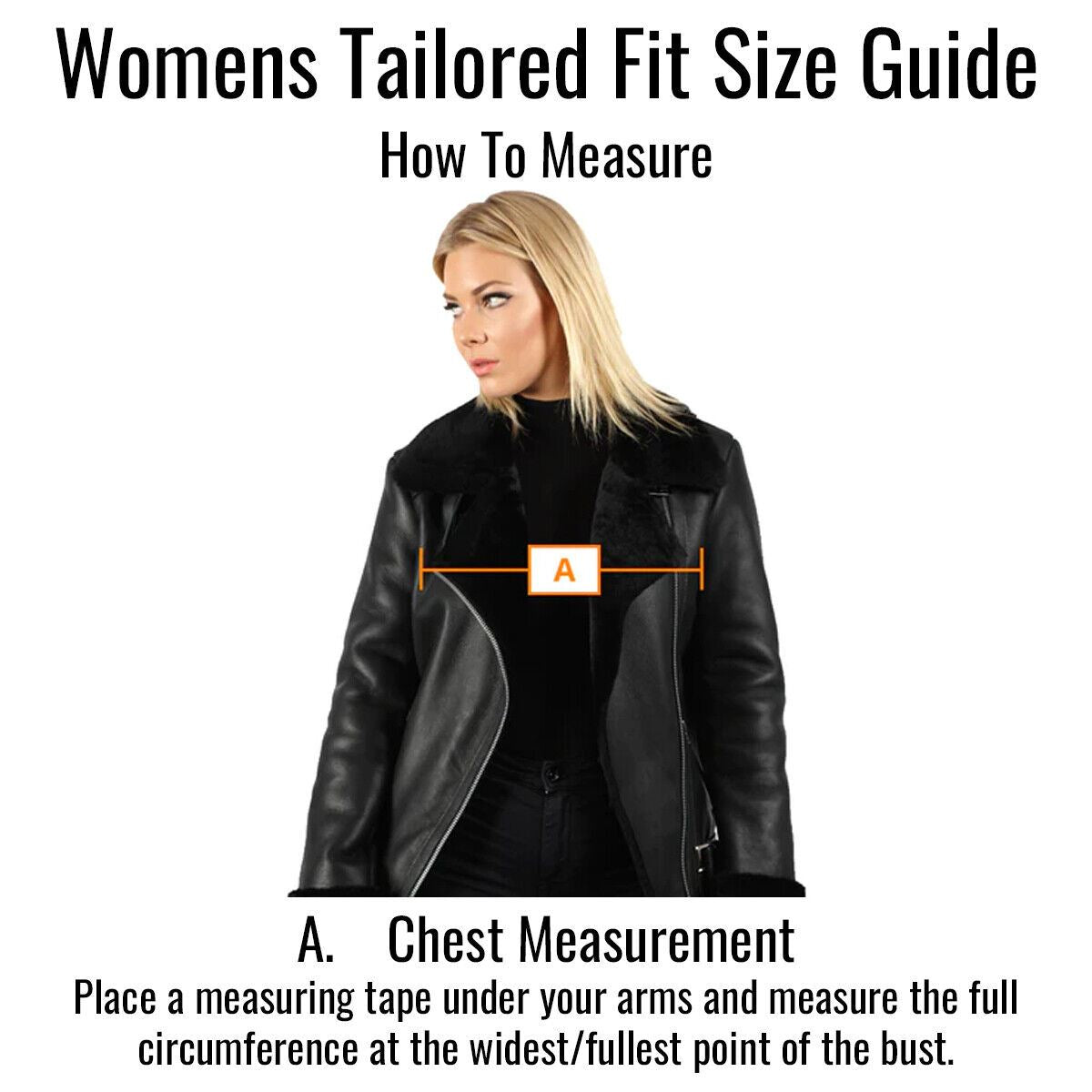 Womens Black Leather Brando Biker Jacket-Havant