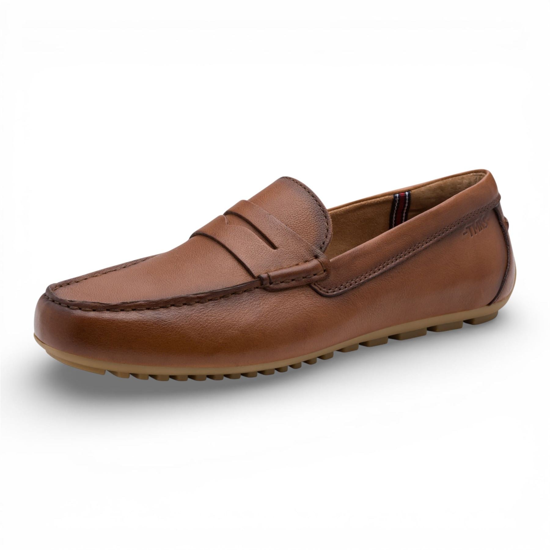 Tamaris Mens Brown Leather Moccasin Loafers Casual Shoes