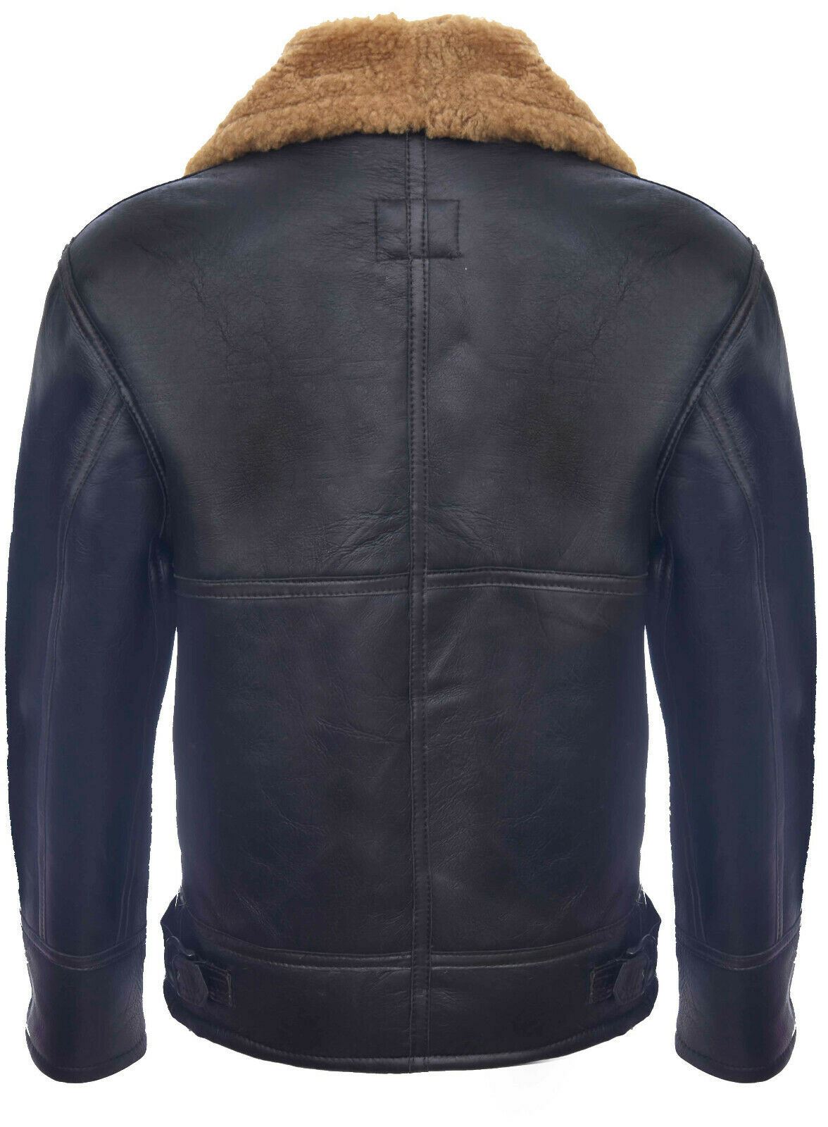 Mens B3 WW2 Leather Sheepskin Jacket-Hartland