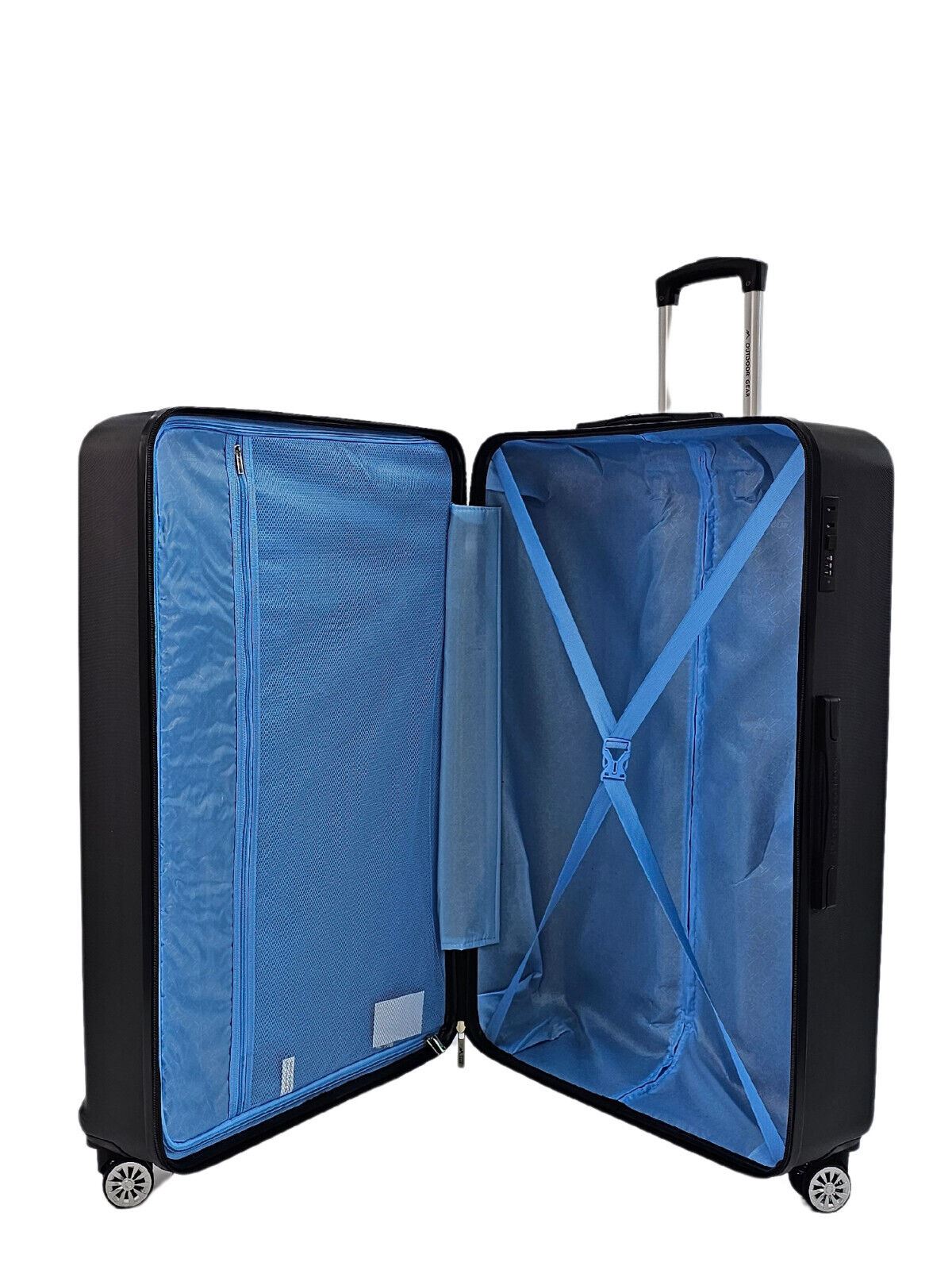 Albertville Extra Large Hard Shell Suitcase in Black