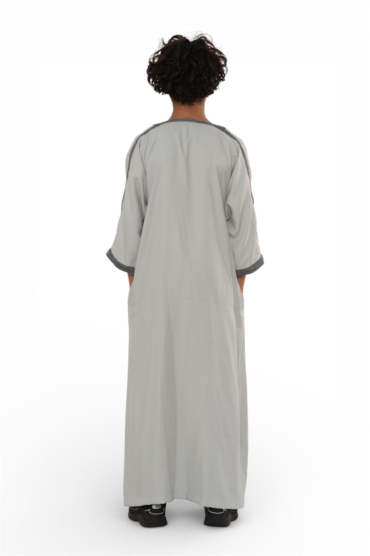 Kids Boys Moroccan Thobe Robe Eid Djellaba Gandoura Jubba- K-HM65