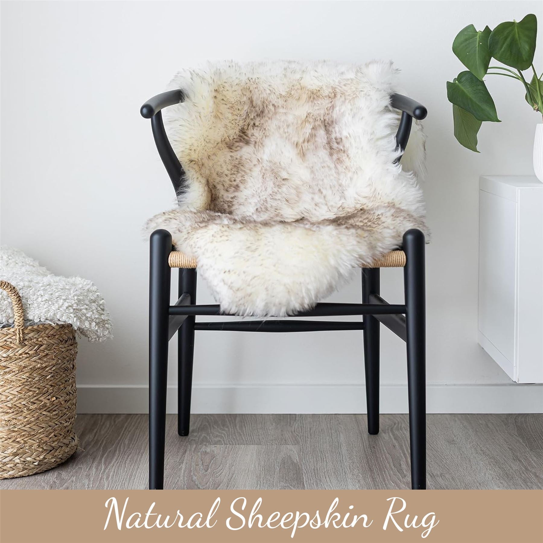 Genuine Sheepskin Natural Silky Soft Fluffy Real Wool Rug