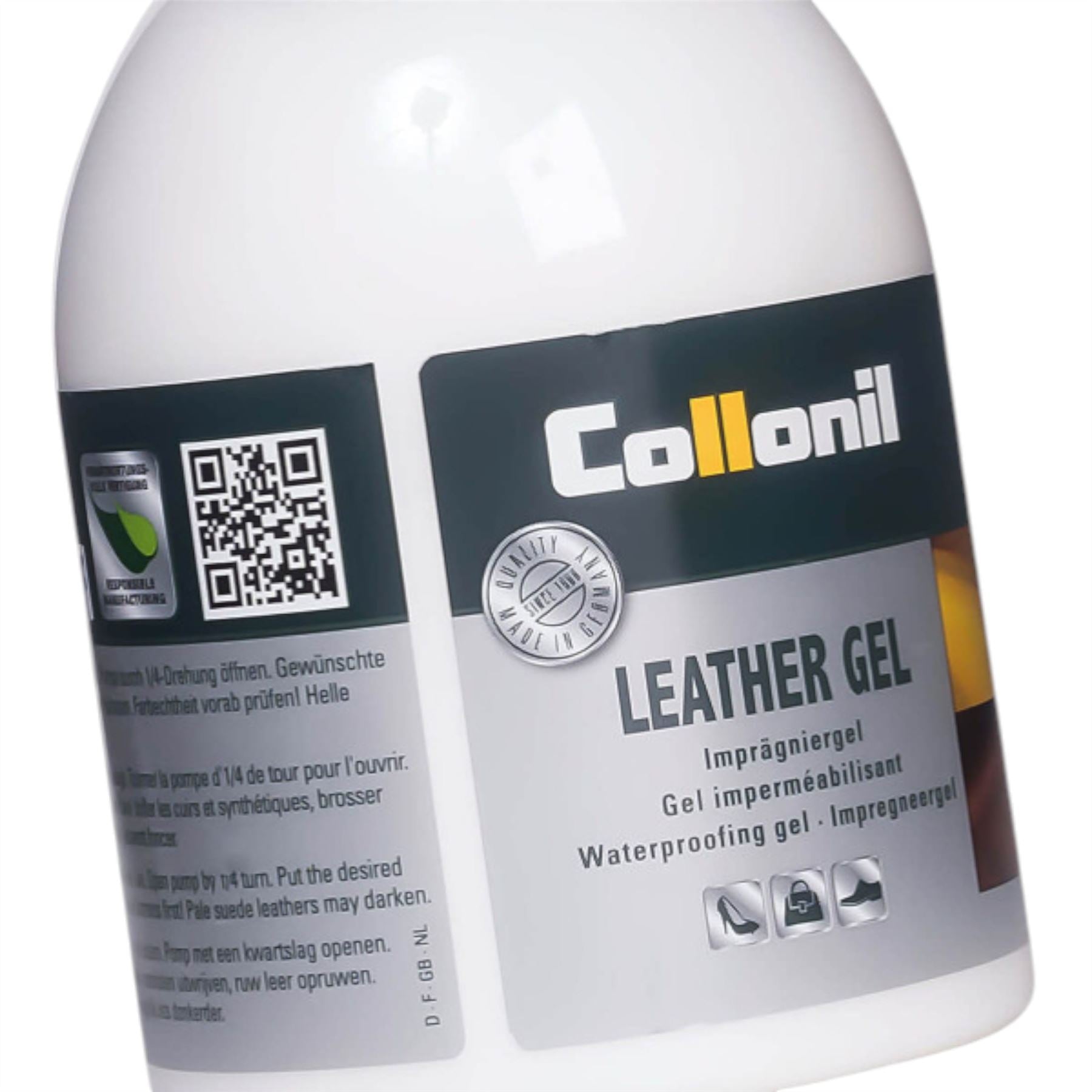 Collonil Leather Gel 60ml/230ml Waterproof, Dirt-Repellent & Colour-Reviving Leather Care