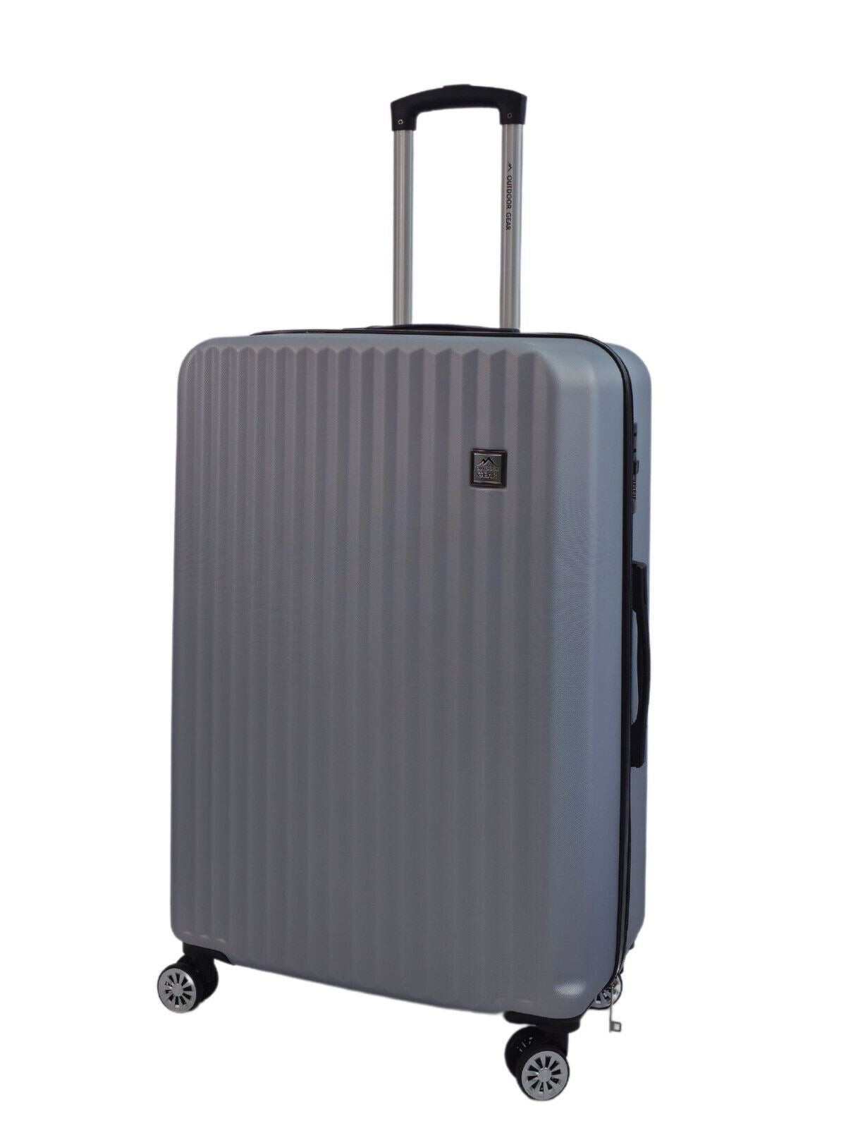 Albertville Large Hard Shell Suitcase in Silver
