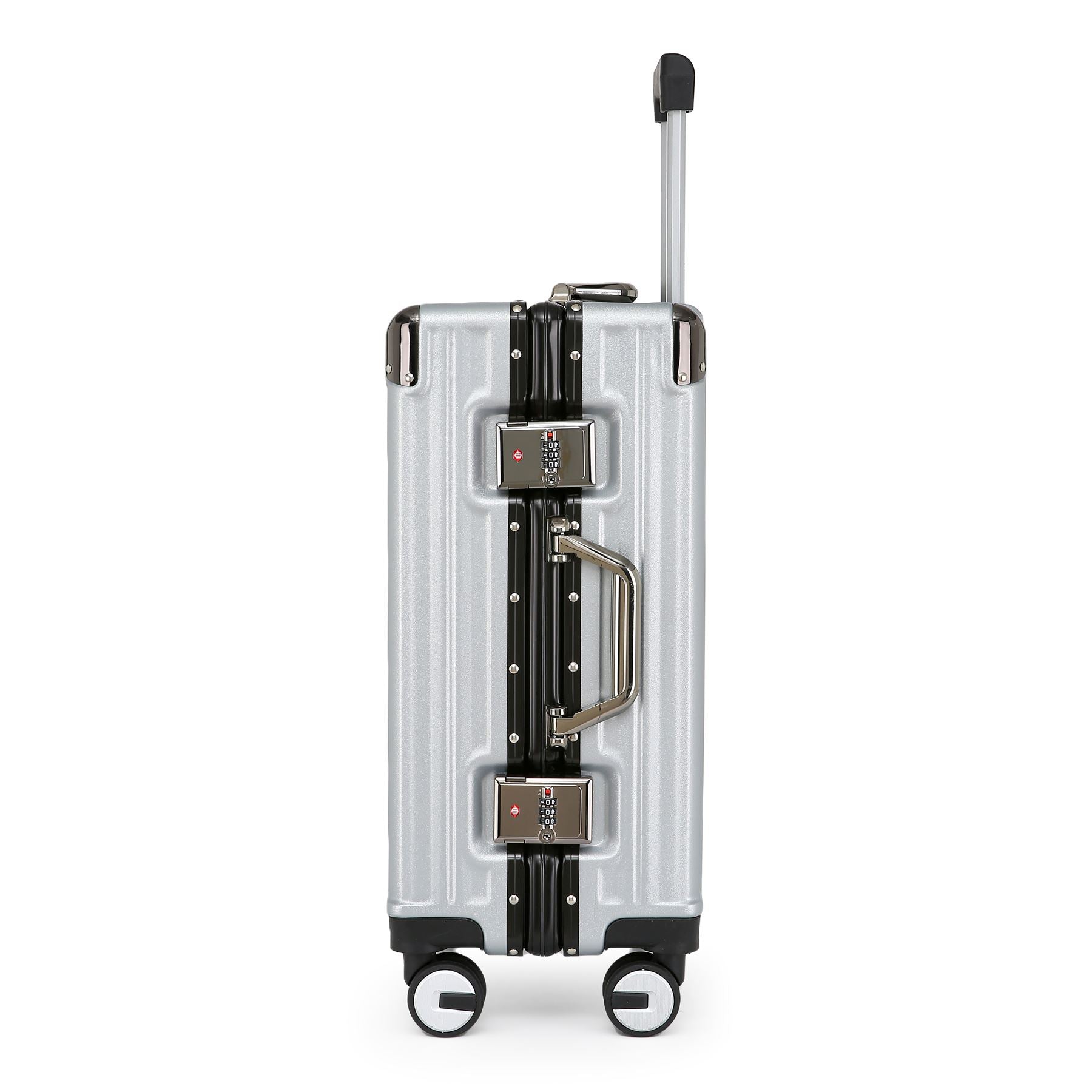 Airdrie Set of 3 Hard Shell Suitcase in Silver