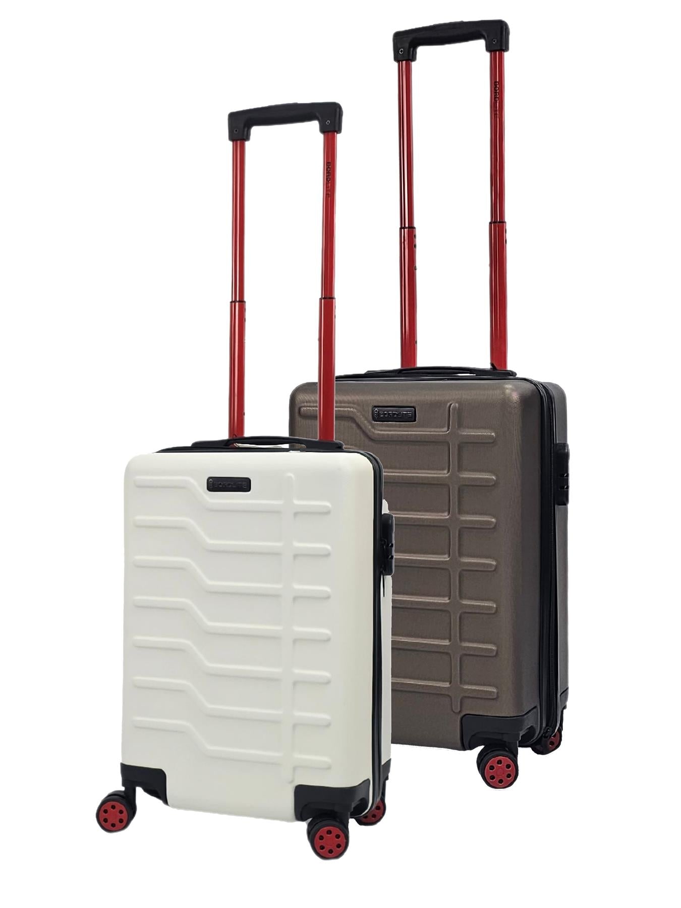 Hard Shell Classic Suitcase Set 8 Wheel Cabin Luggage Case Holiday Travel