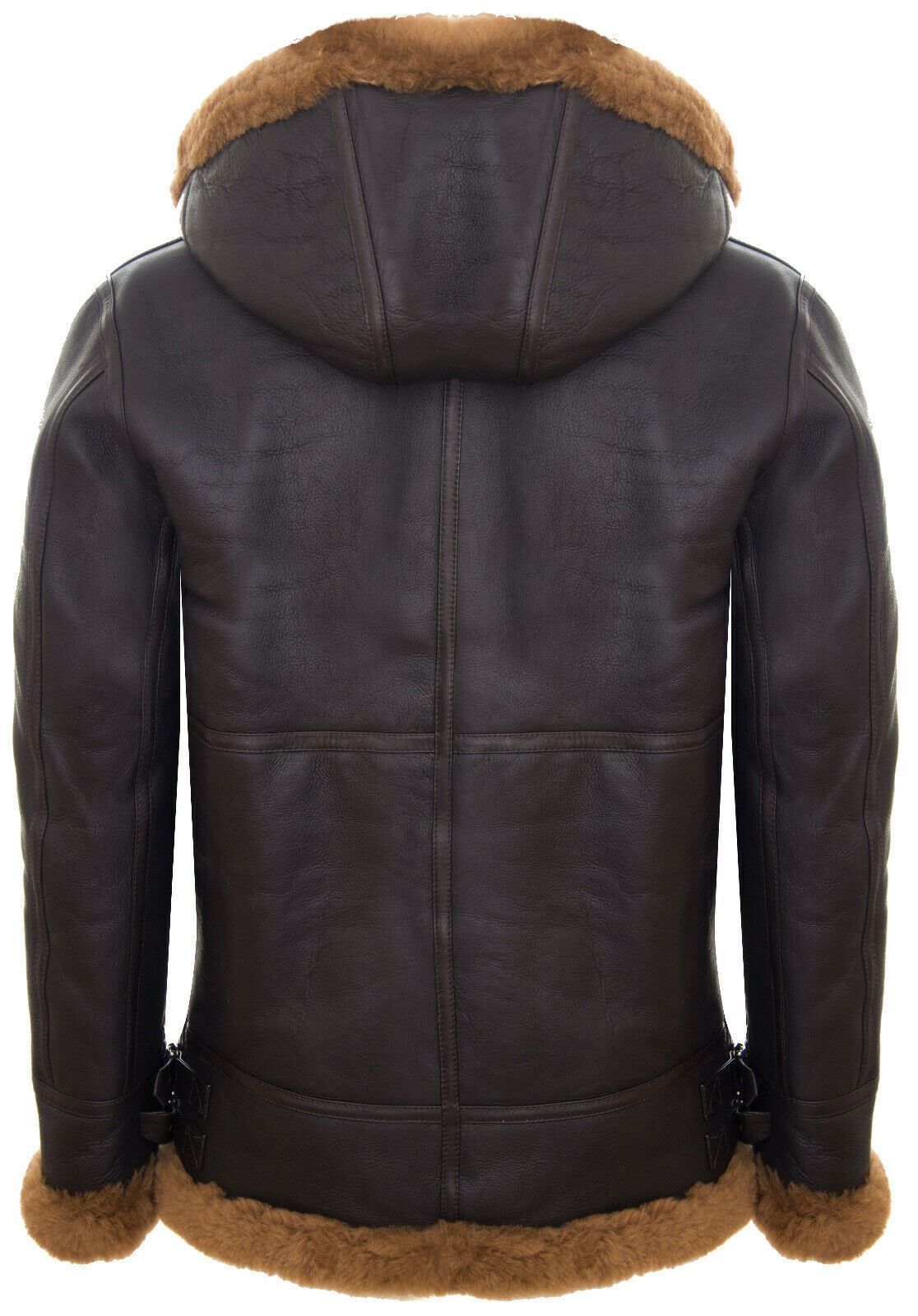 Mens B3 Hooded Sheepskin Flying Jacket-Harwich