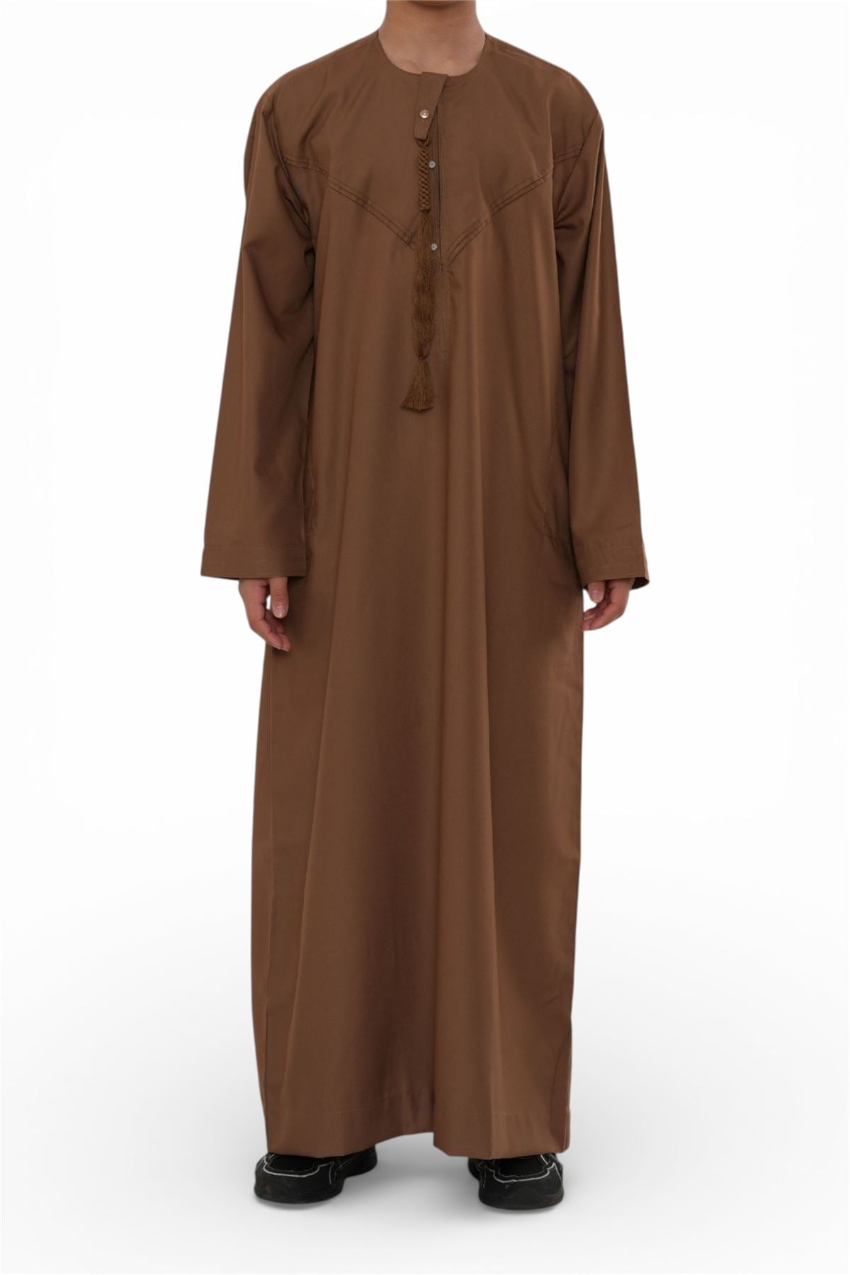 Kids Boys Eid Moroccan Jubba Robe Djellaba Ramadan Eid Thobe - K-HM11