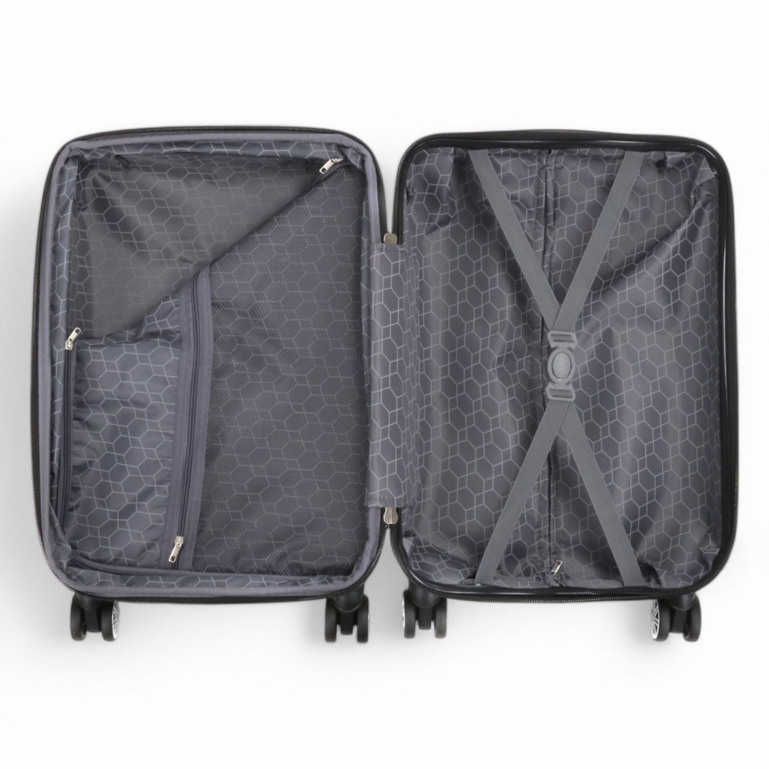 Bega Cabin Hard Shell Suitcase in Silver