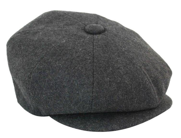 Mens Peaky Blinders Newsboy Wool 8 Panel Gatsby Flat Baker Hat