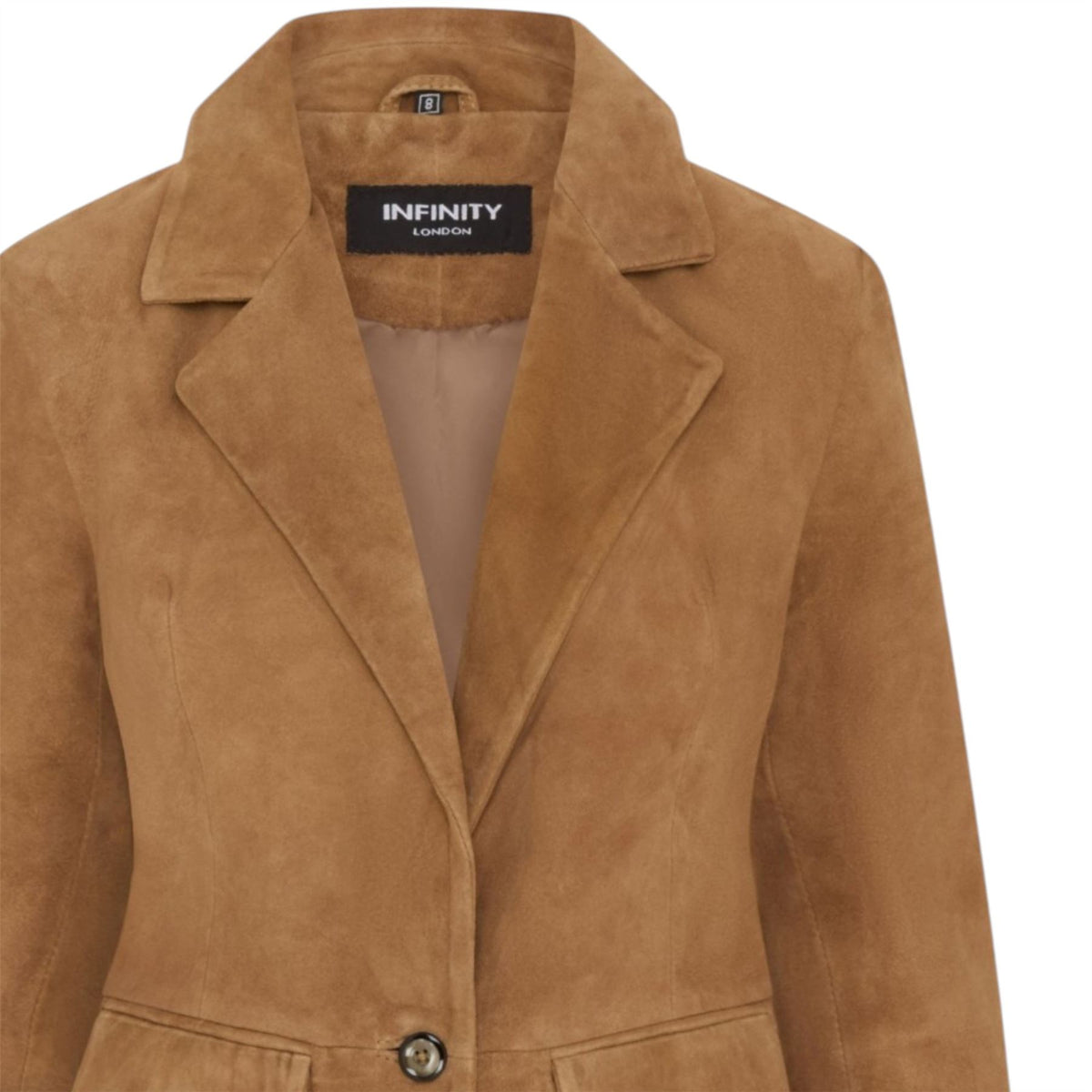 Womens Soft Goat Suede Leather Blazer Jacket-Kolkata