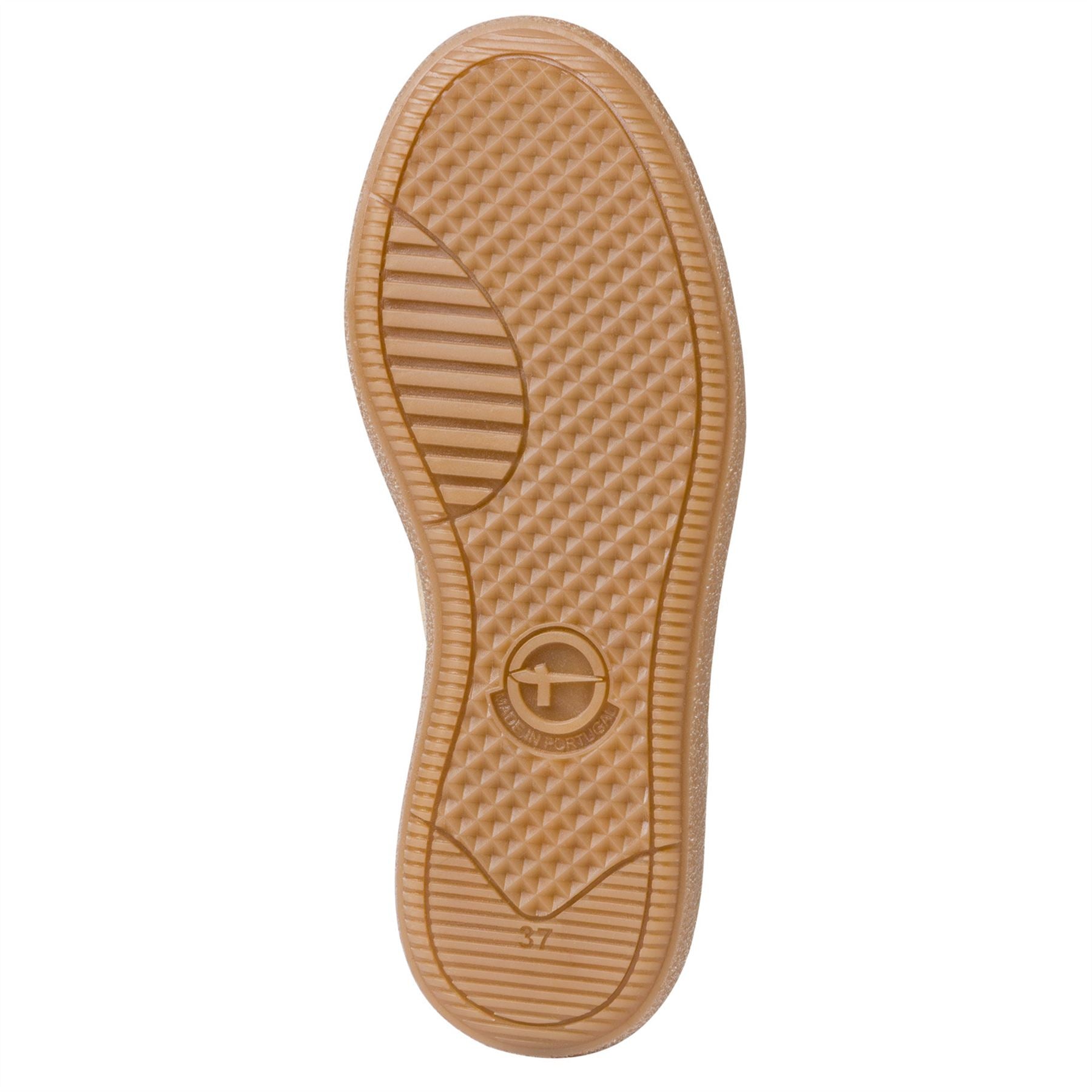 Tamaris Womens Navy Blue Leather Fashion Stripe Lace Up Sneakers