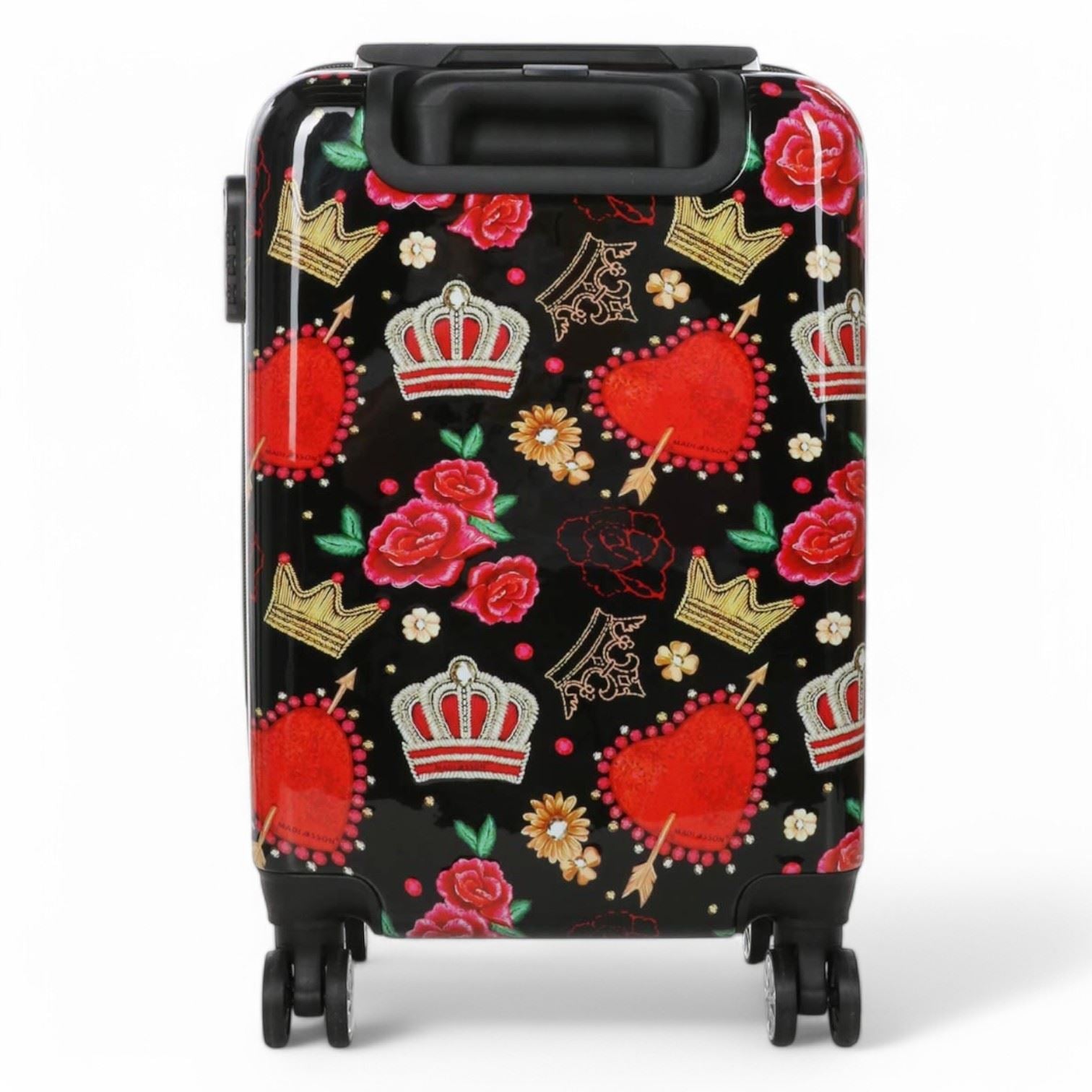 Ballina Cabin Hard Shell Suitcase in Black Queen Rosses