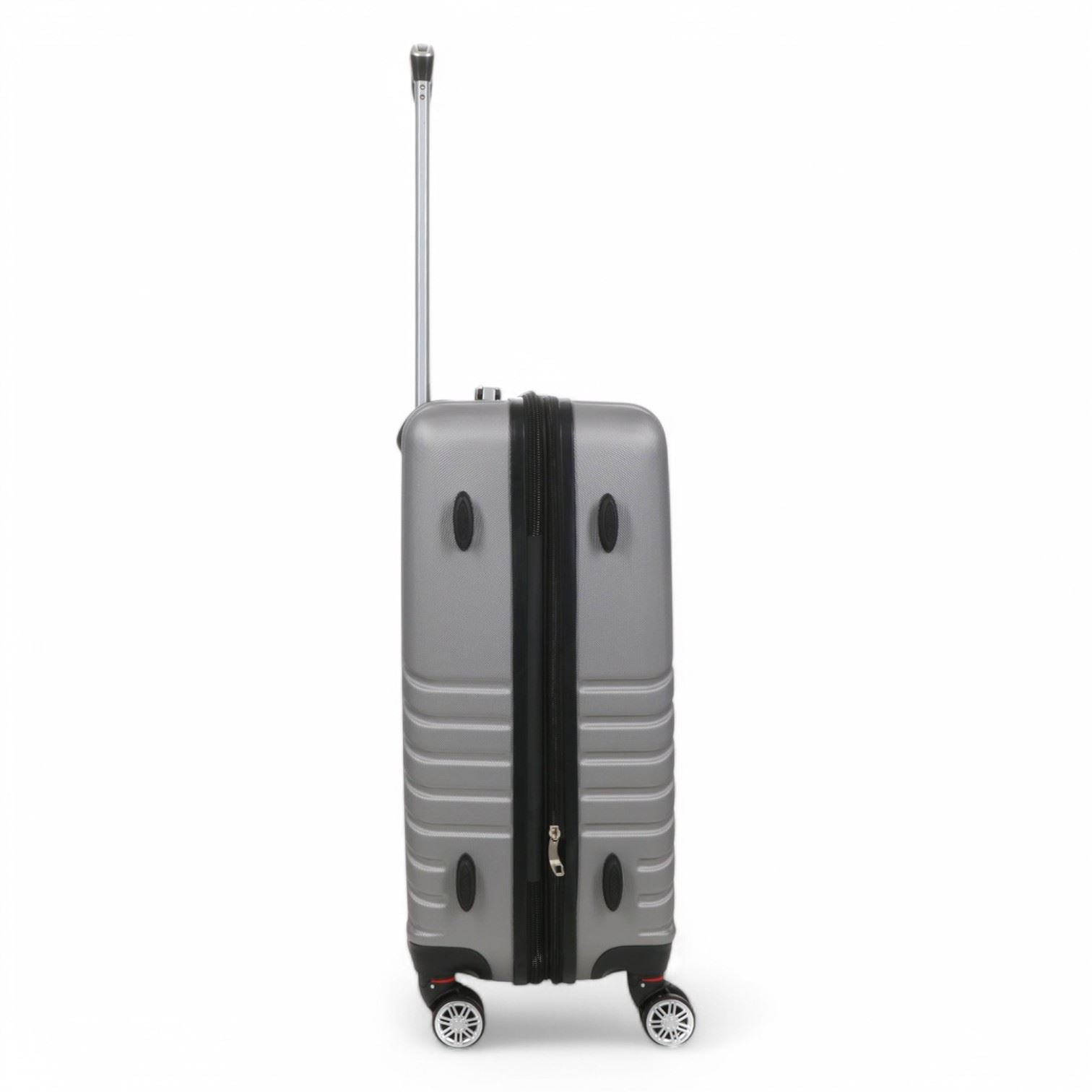 Bega Medium Hard Shell Suitcase in Silver