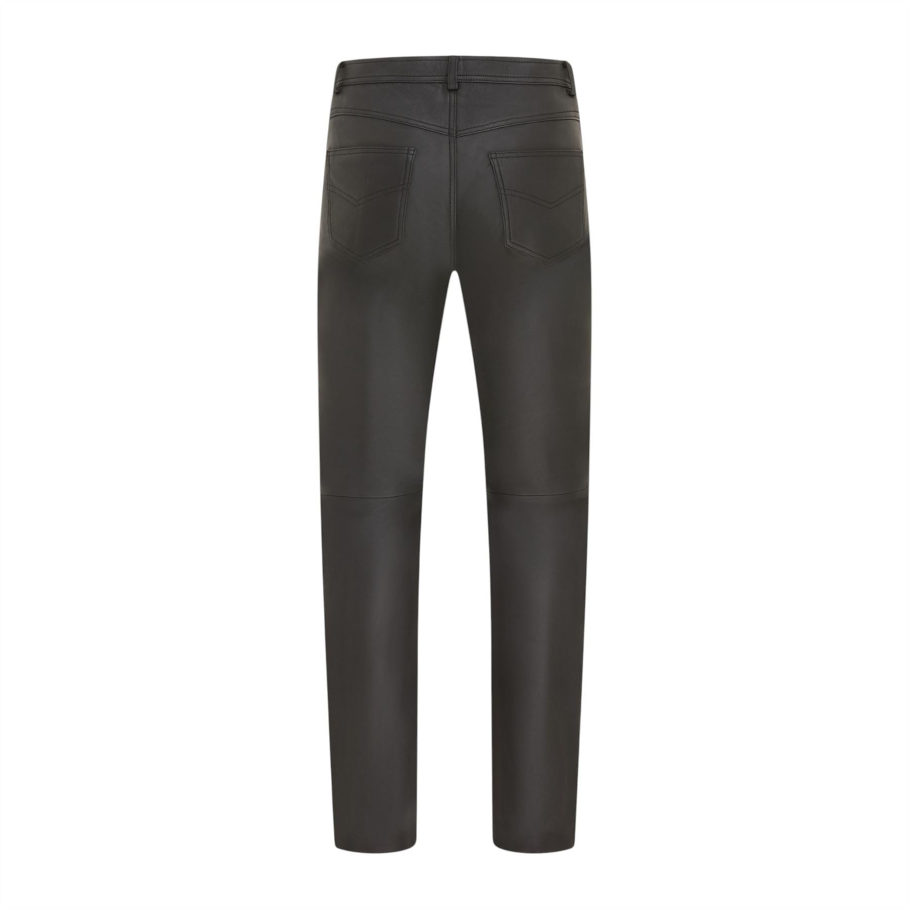 Mens Lamb Leather 501 Biker Jeans - Istanbul