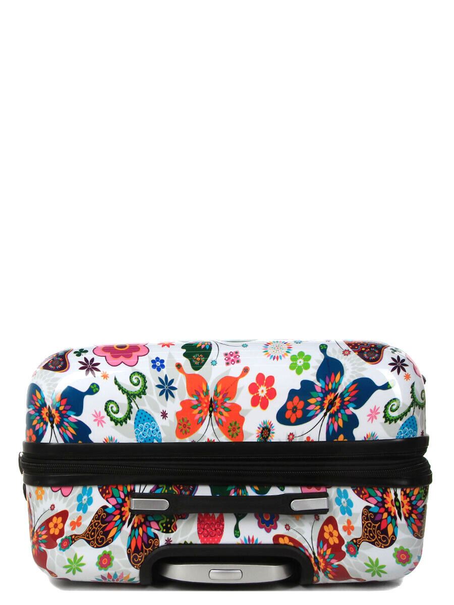 Hard Shell Printed Dual 4 Wheel Luggage Suitcase