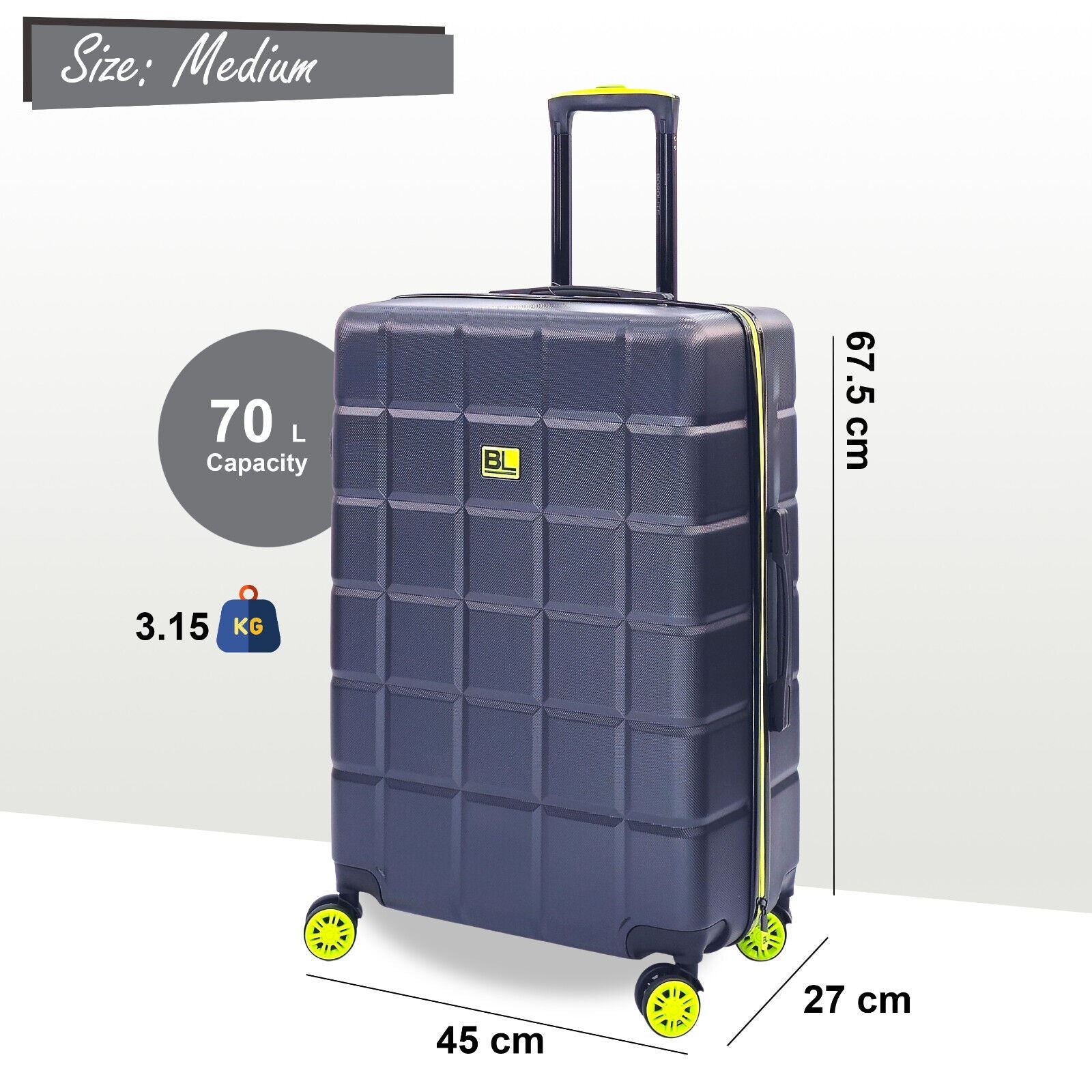 Hard Shell Travel Suitcase Set Cabin Luggage Bag