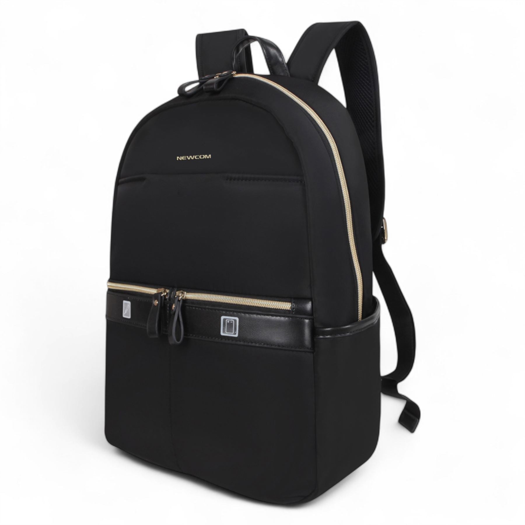 Backpack Rucksack 40 x 30 x 14 cm Black Underseat Travel Cabin Bag for Ryanair, Easy Jet