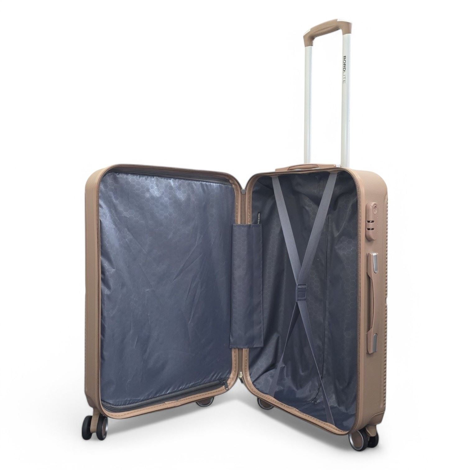 Seto Medium Hard Shell Suitcase in Gold