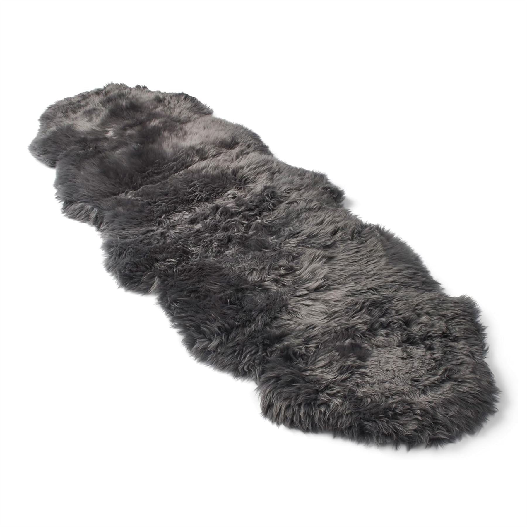 Genuine Sheepskin Double Natural Fluffy Silky Soft Real Wool Rug