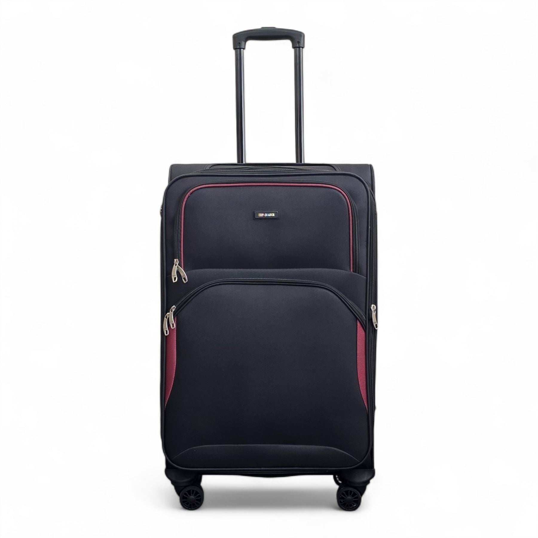 Gosford Medium Soft Shell Suitcase in Black