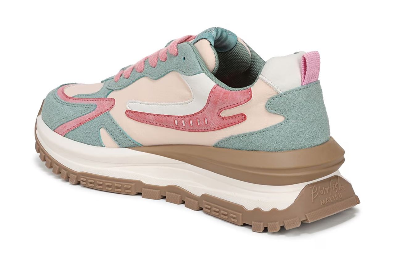 Blowfish Malibu Womens Watermelon Retro Lace-Up Sneakers -Leo