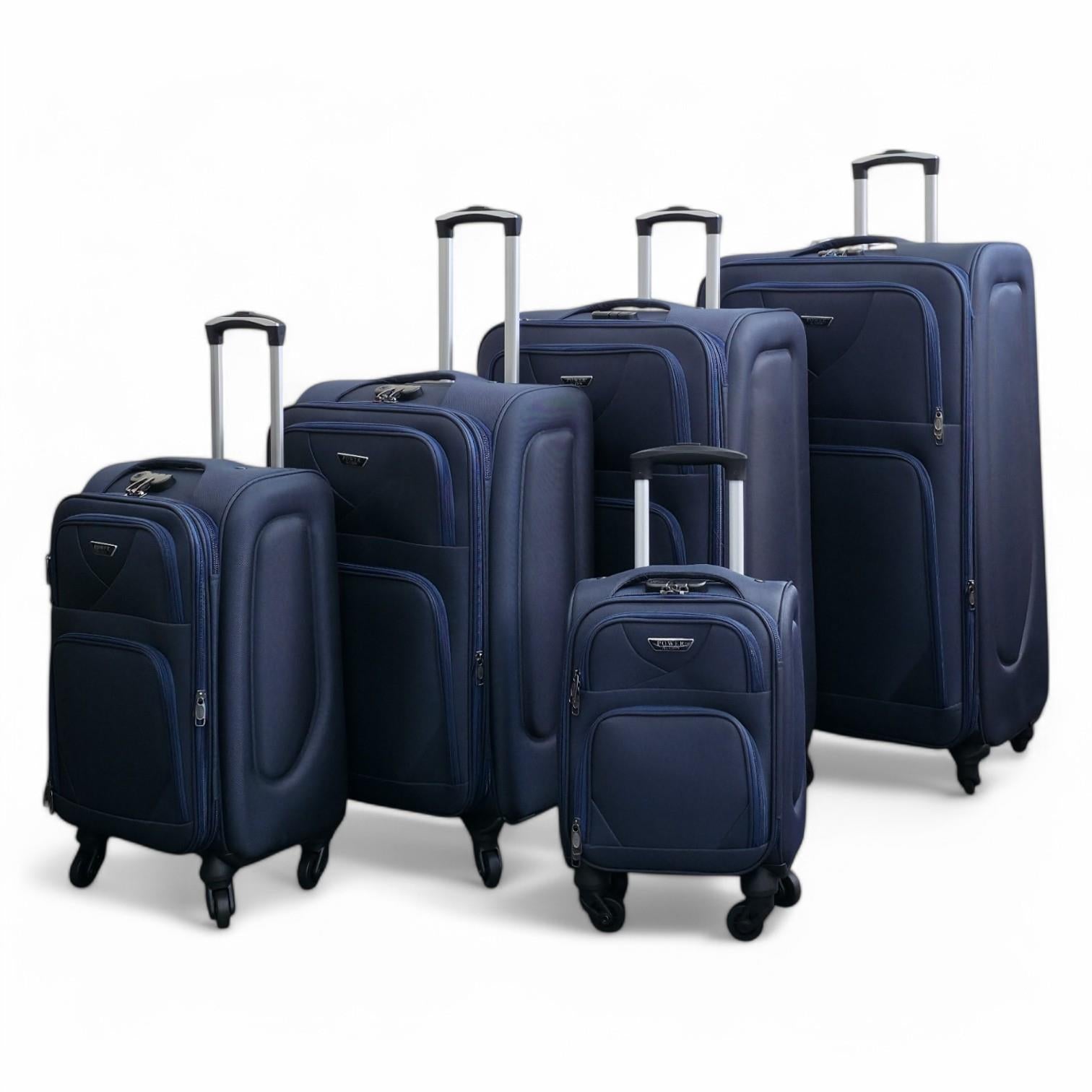 Nagoya Cabin Soft Shell Suitcase in Navy