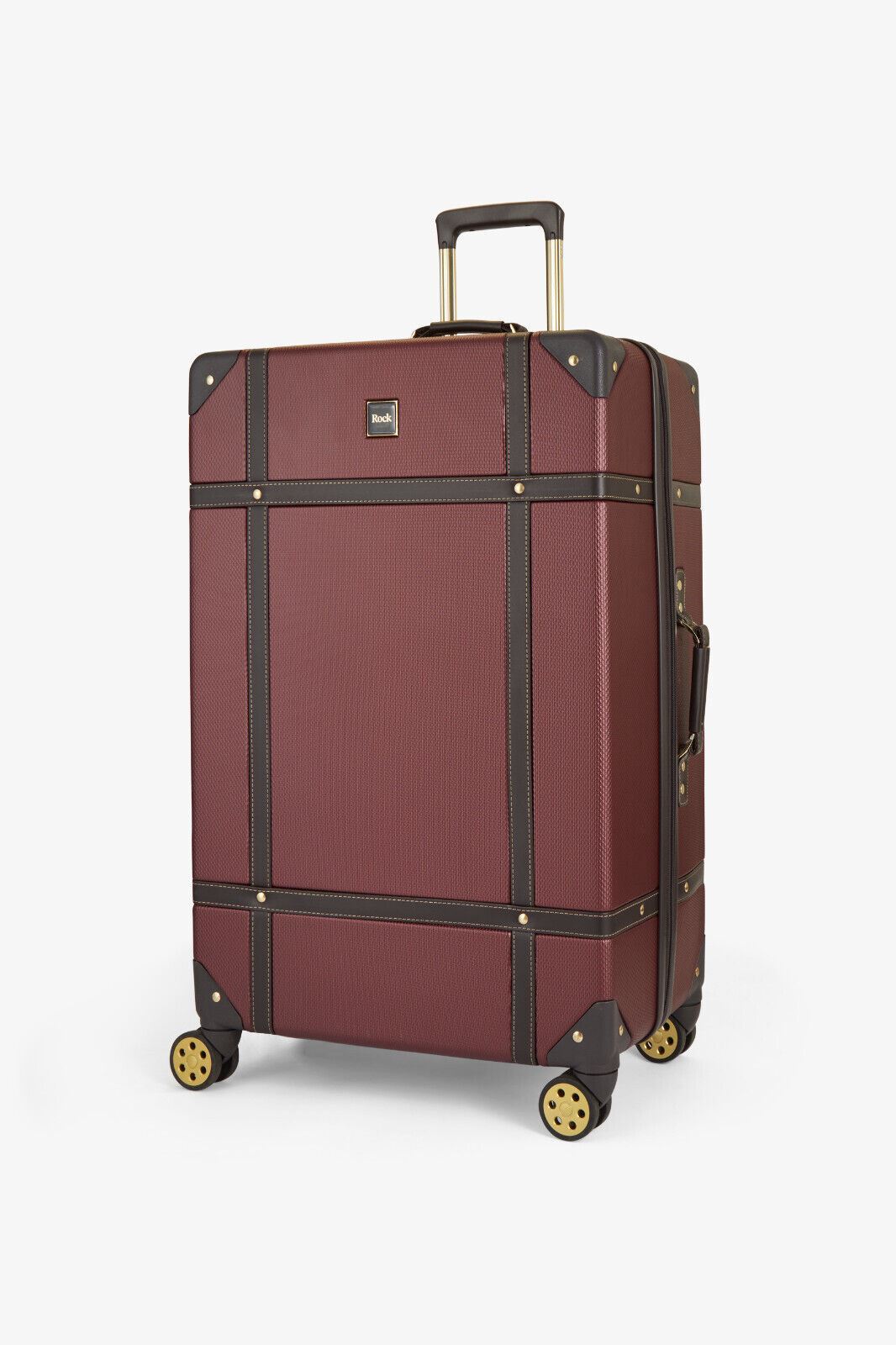 Alexandria Large Hard Shell Suitcase in Burgundy